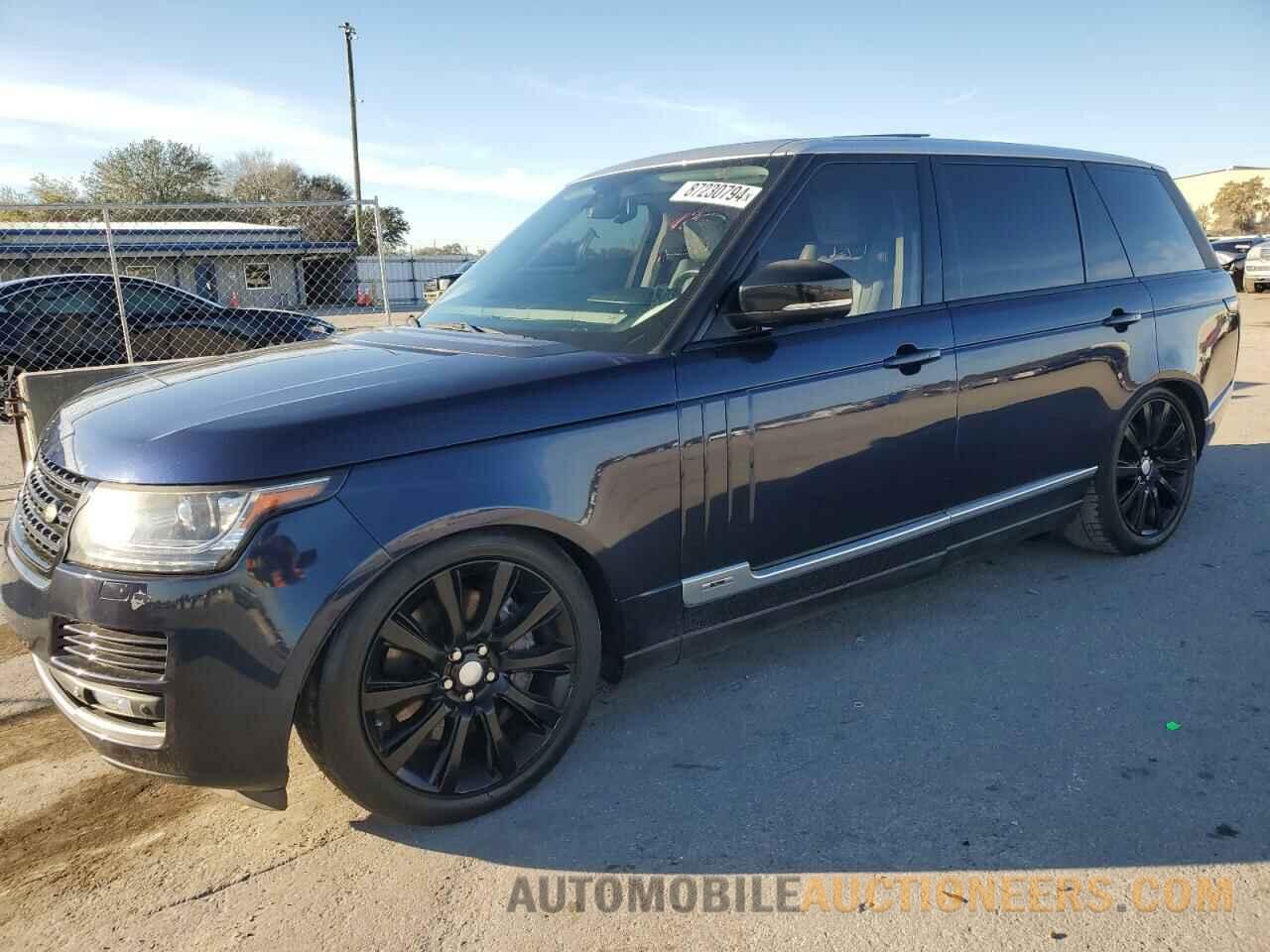 SALGS3TF9FA226401 LAND ROVER RANGEROVER 2015