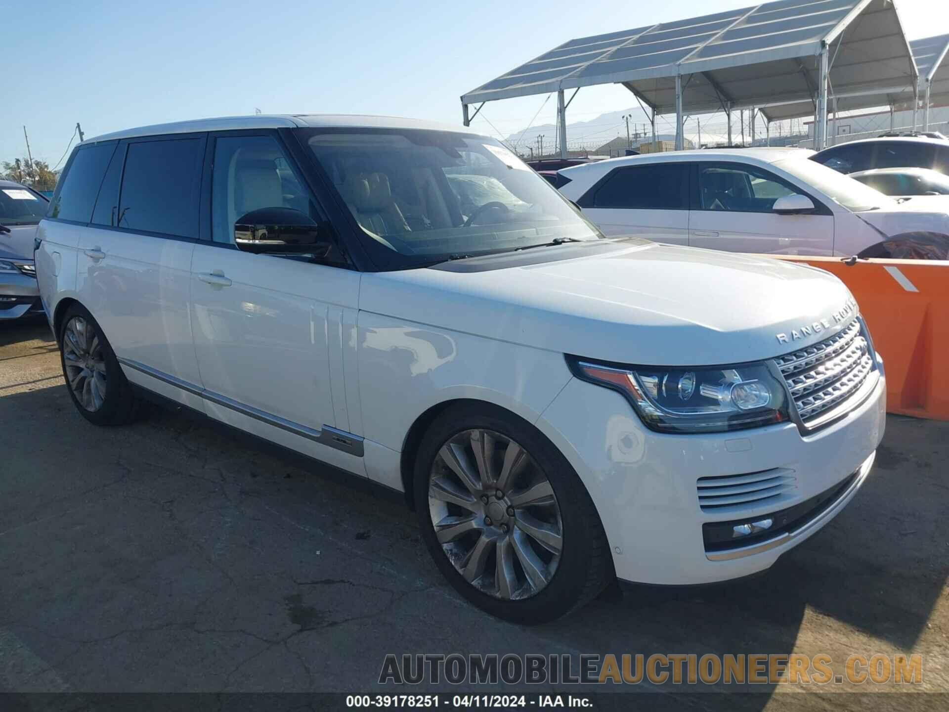 SALGS3TFXFA220865 LAND ROVER RANGE ROVER 2015