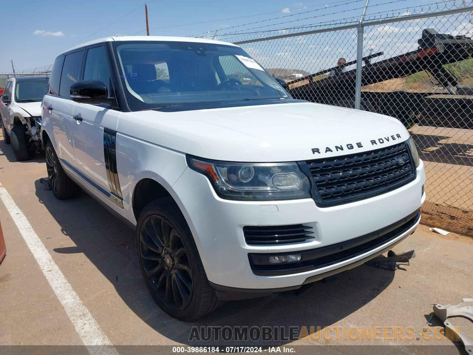 SALGS5FE4HA373288 LAND ROVER RANGE ROVER 2017