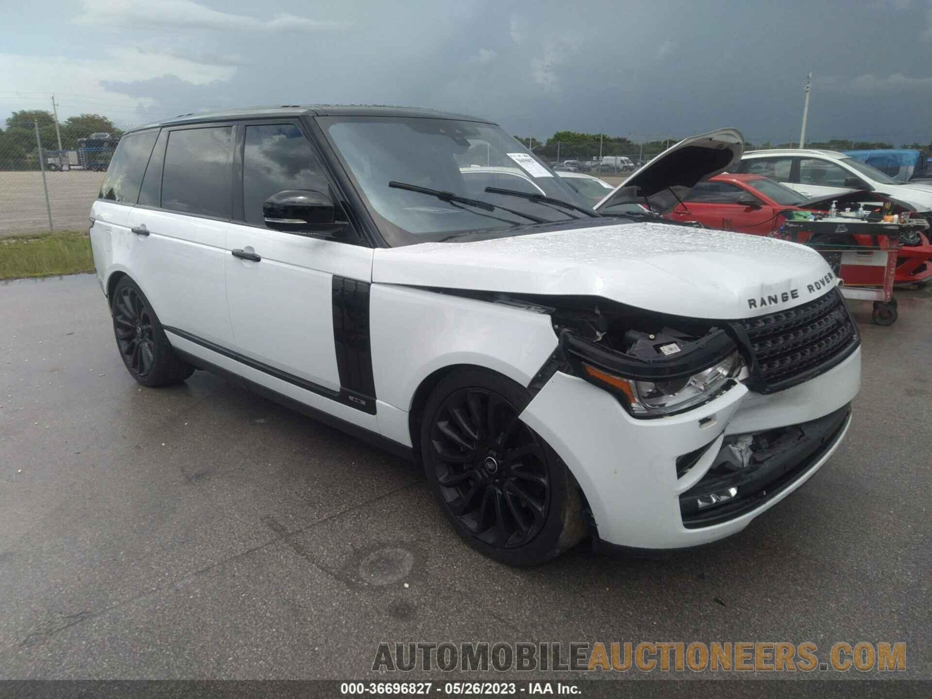 SALGS5FE5HA322124 LAND ROVER RANGE ROVER 2017