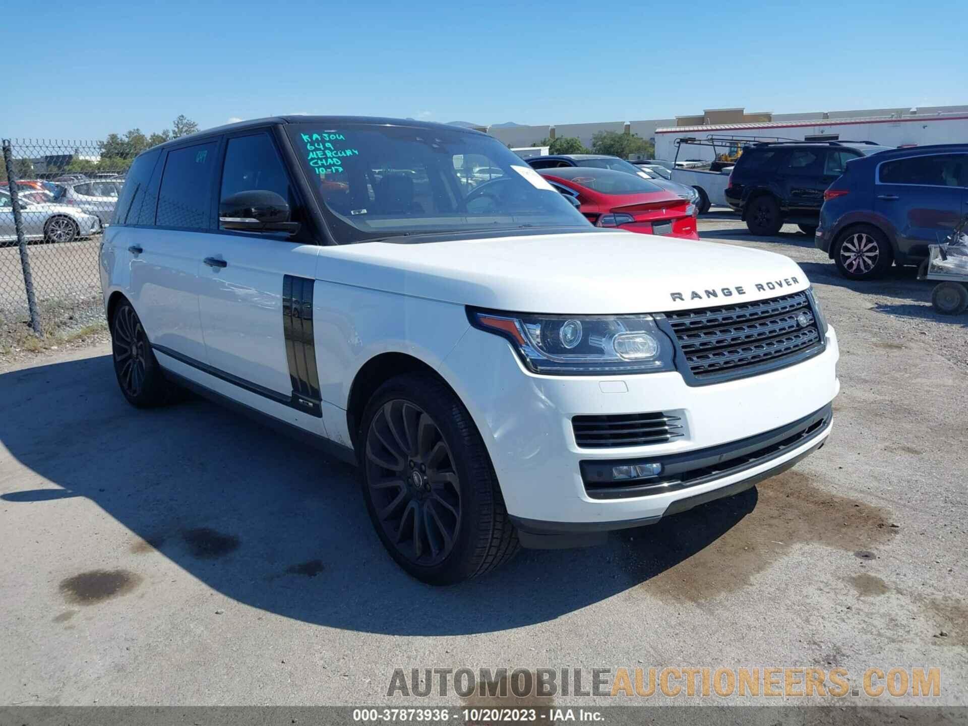 SALGS5FE7HA357313 LAND ROVER RANGE ROVER 2017