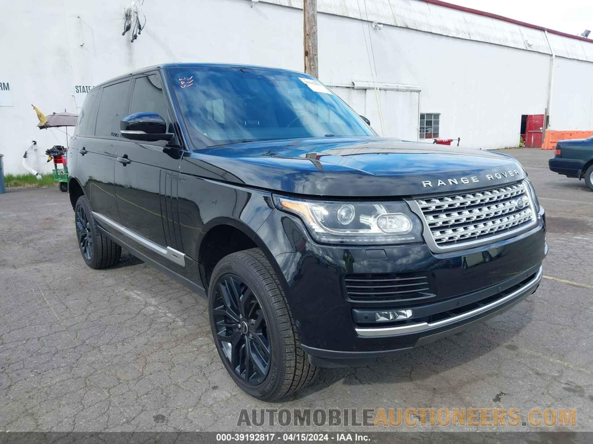 SALGS5FEXHA361582 LAND ROVER RANGE ROVER 2017