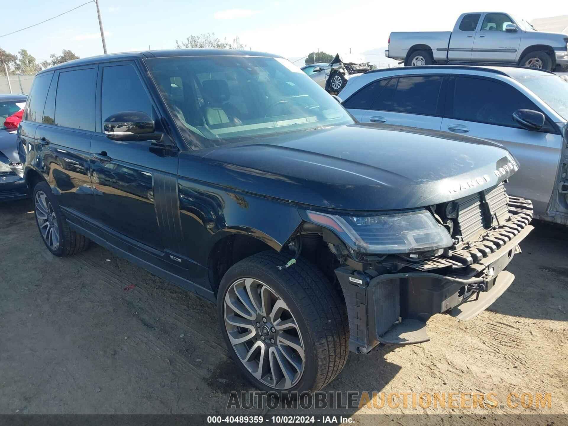 SALGS5RE3JA381688 LAND ROVER RANGE ROVER 2018