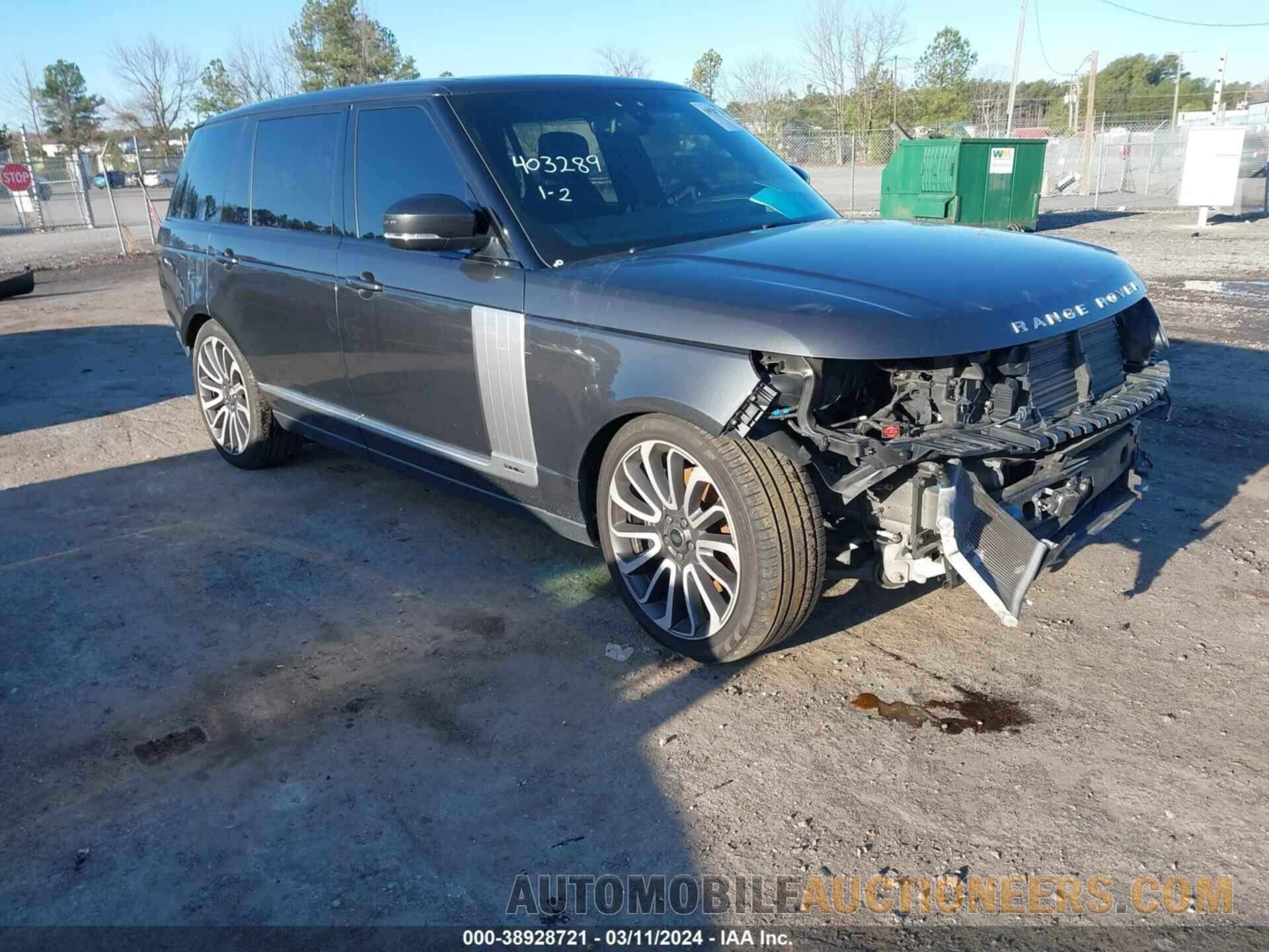 SALGS5RE5KA538834 LAND ROVER RANGE ROVER 2019