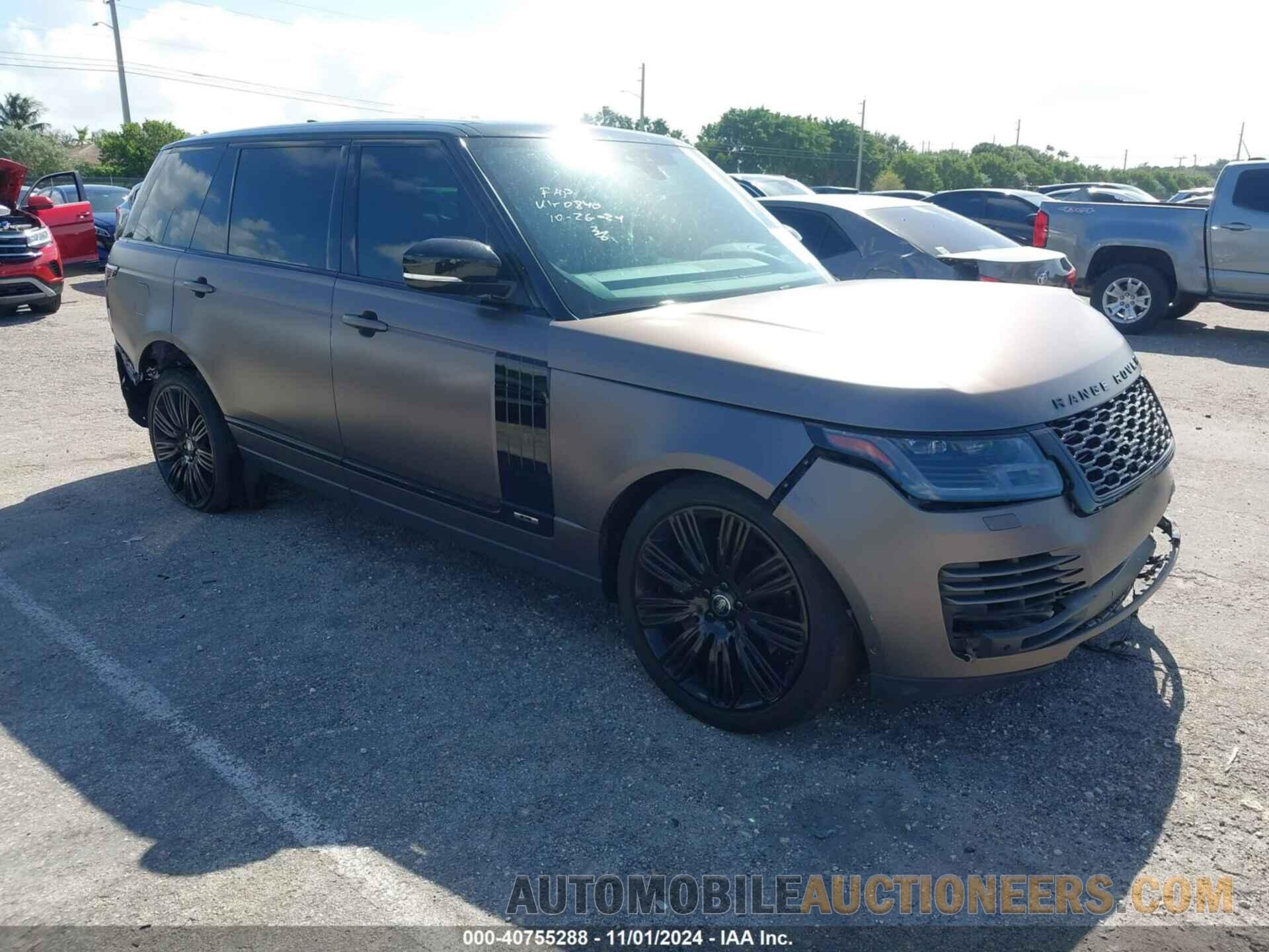 SALGS5RE5KA550840 LAND ROVER RANGE ROVER 2019