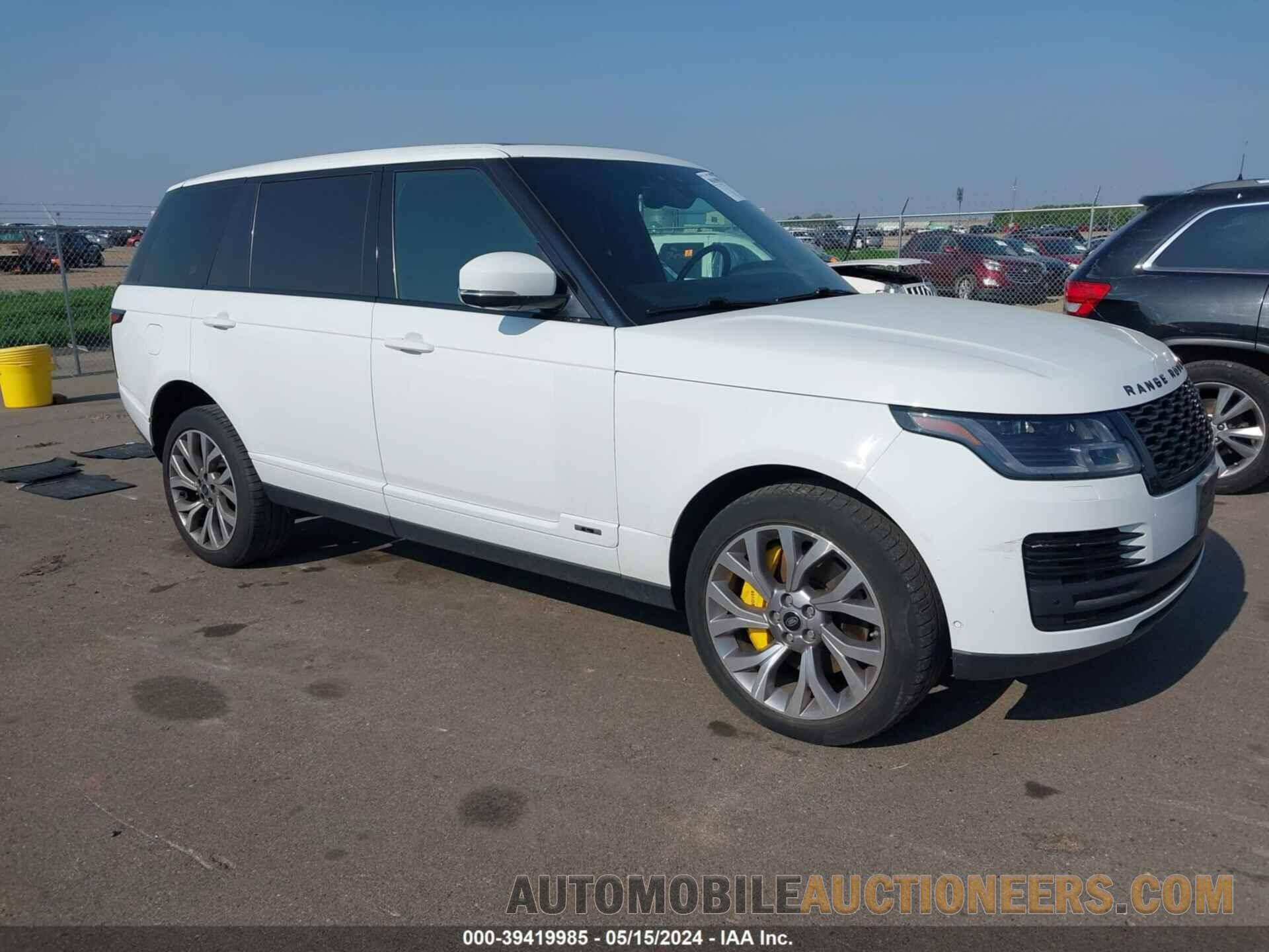 SALGS5REXJA390131 LAND ROVER RANGE ROVER 2018