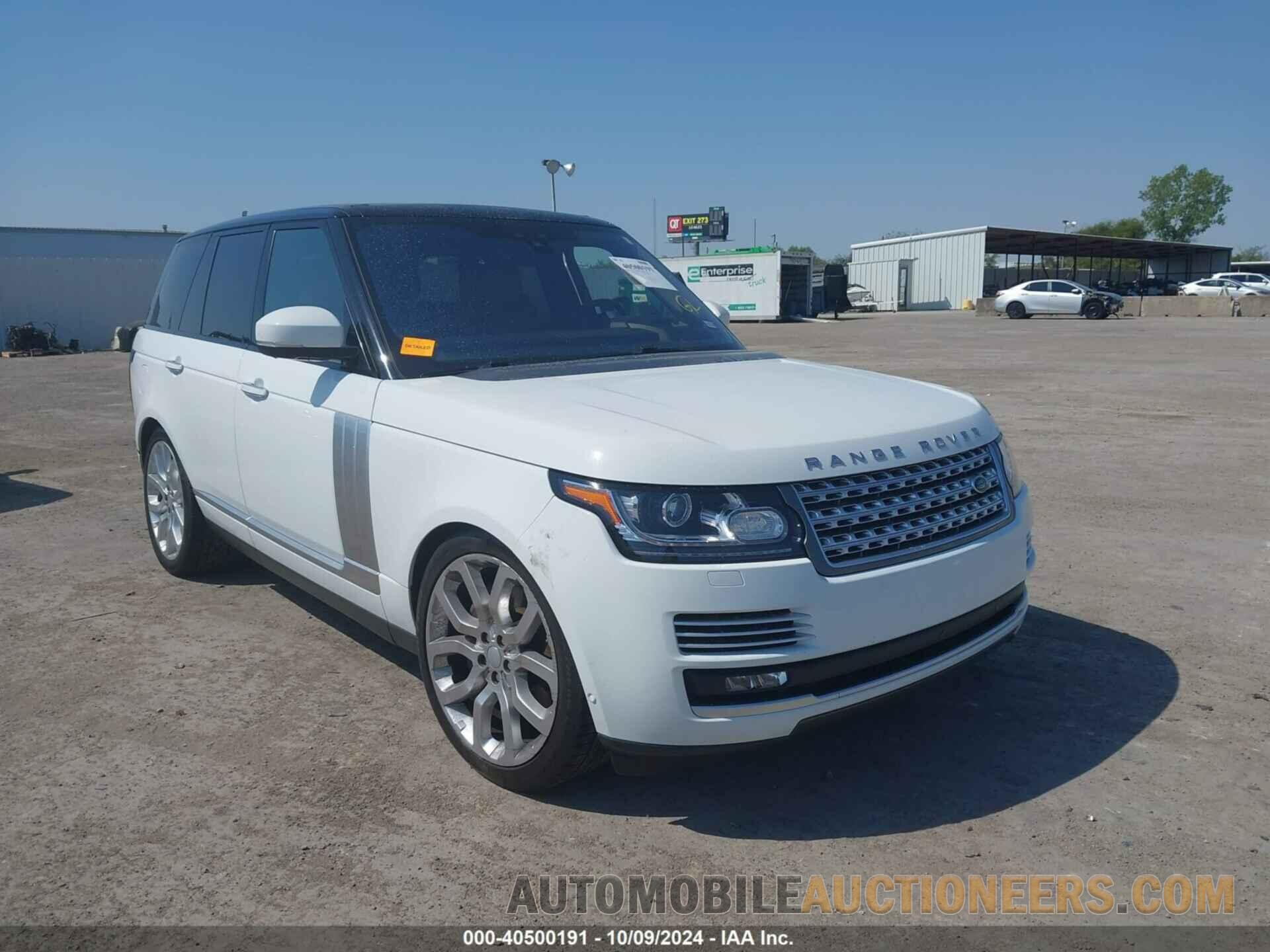 SALGV2FEXHA354508 LAND ROVER RANGE ROVER 2017