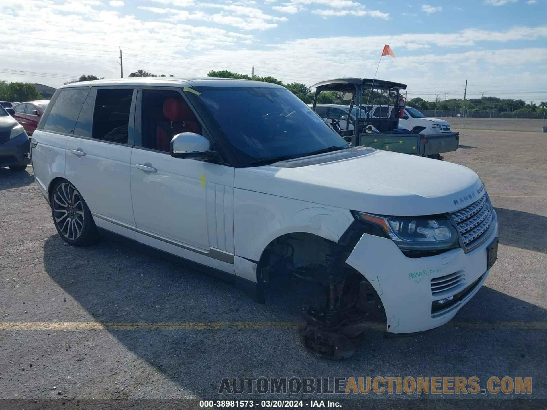 SALGV2TF2FA215547 LAND ROVER RANGE ROVER 2015