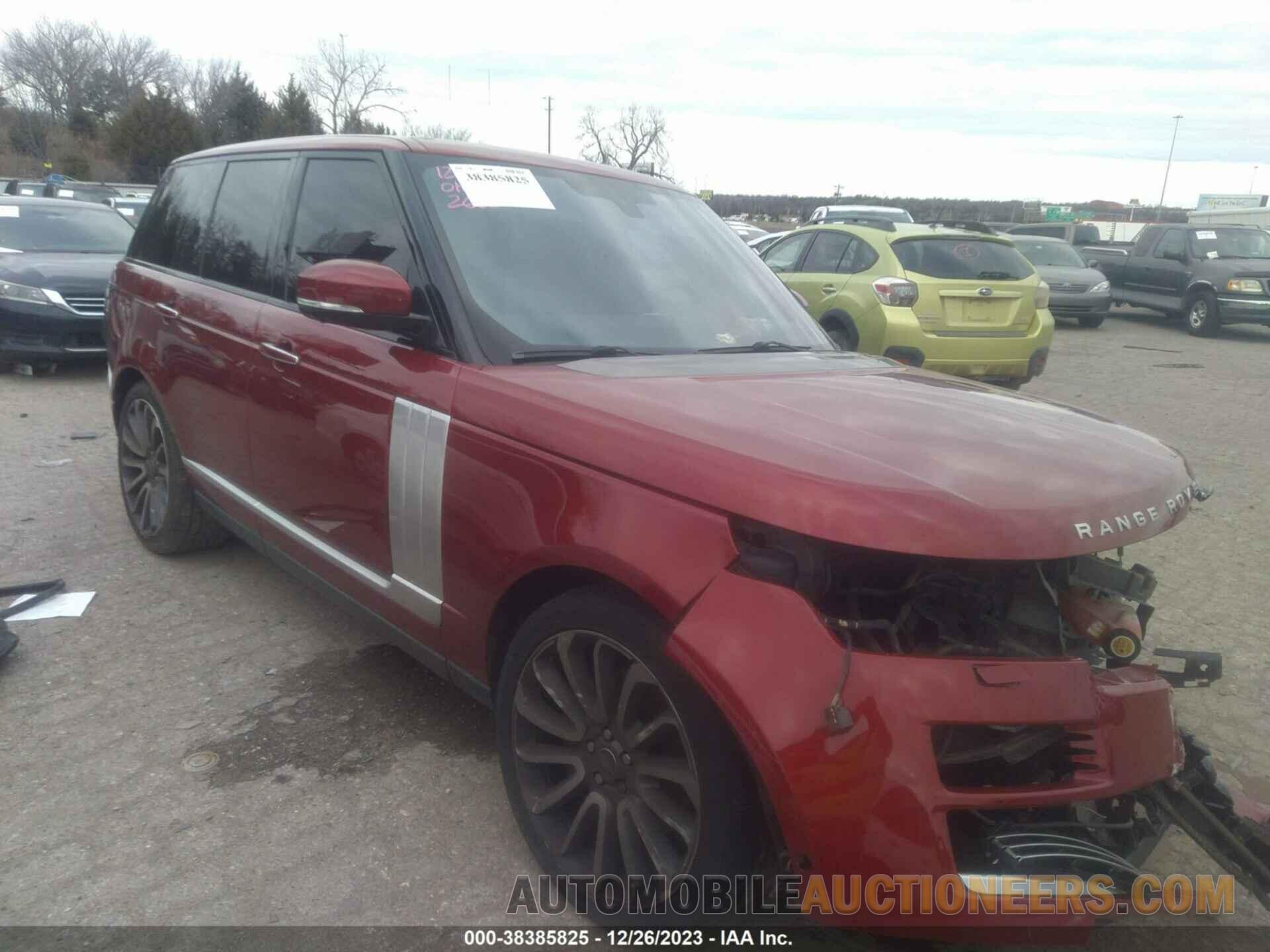 SALGV2TF4FA212620 LAND ROVER RANGE ROVER 2015