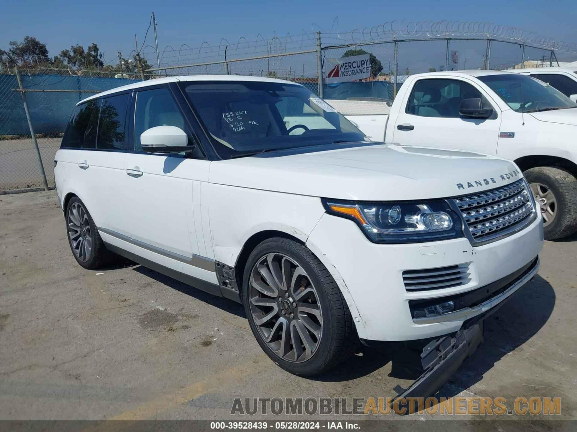 SALGV2TF7FA234238 LAND ROVER RANGE ROVER 2015