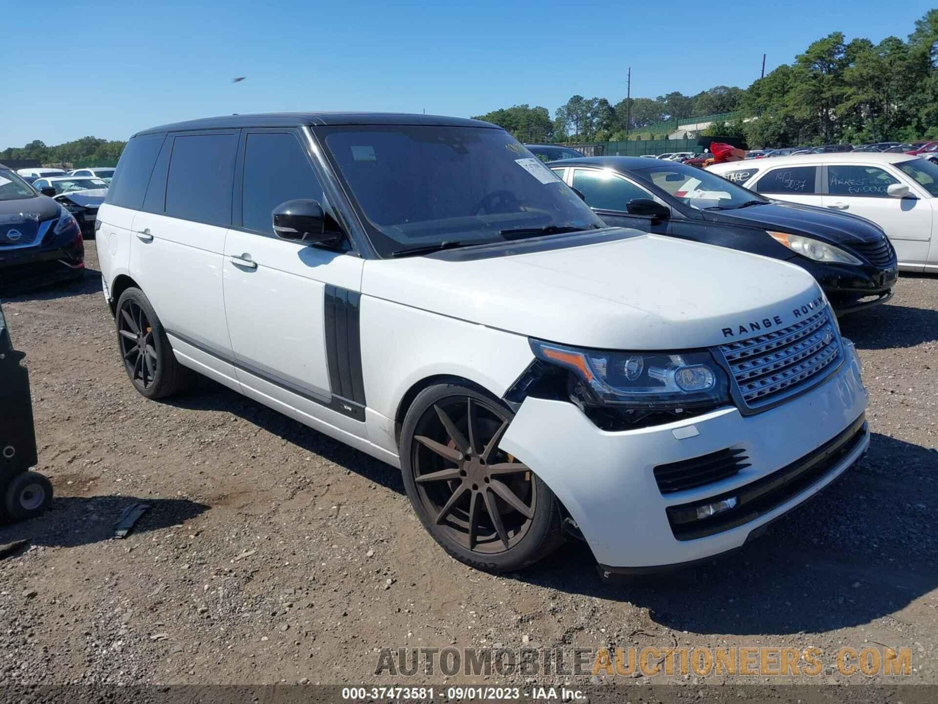 SALGV5FE4HA322414 LAND ROVER RANGE ROVER 2017