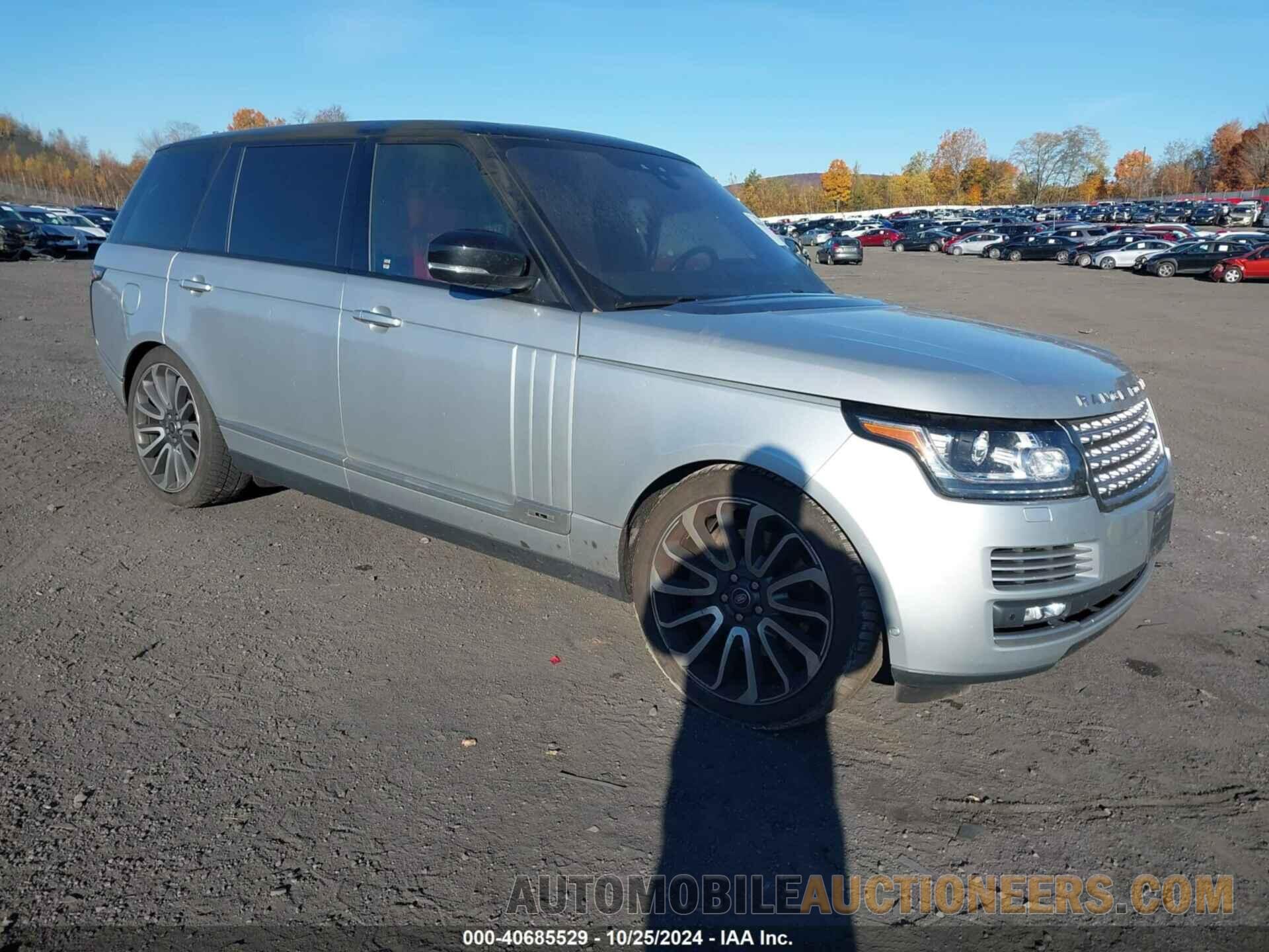 SALGV5FEXHA346832 LAND ROVER RANGE ROVER 2017