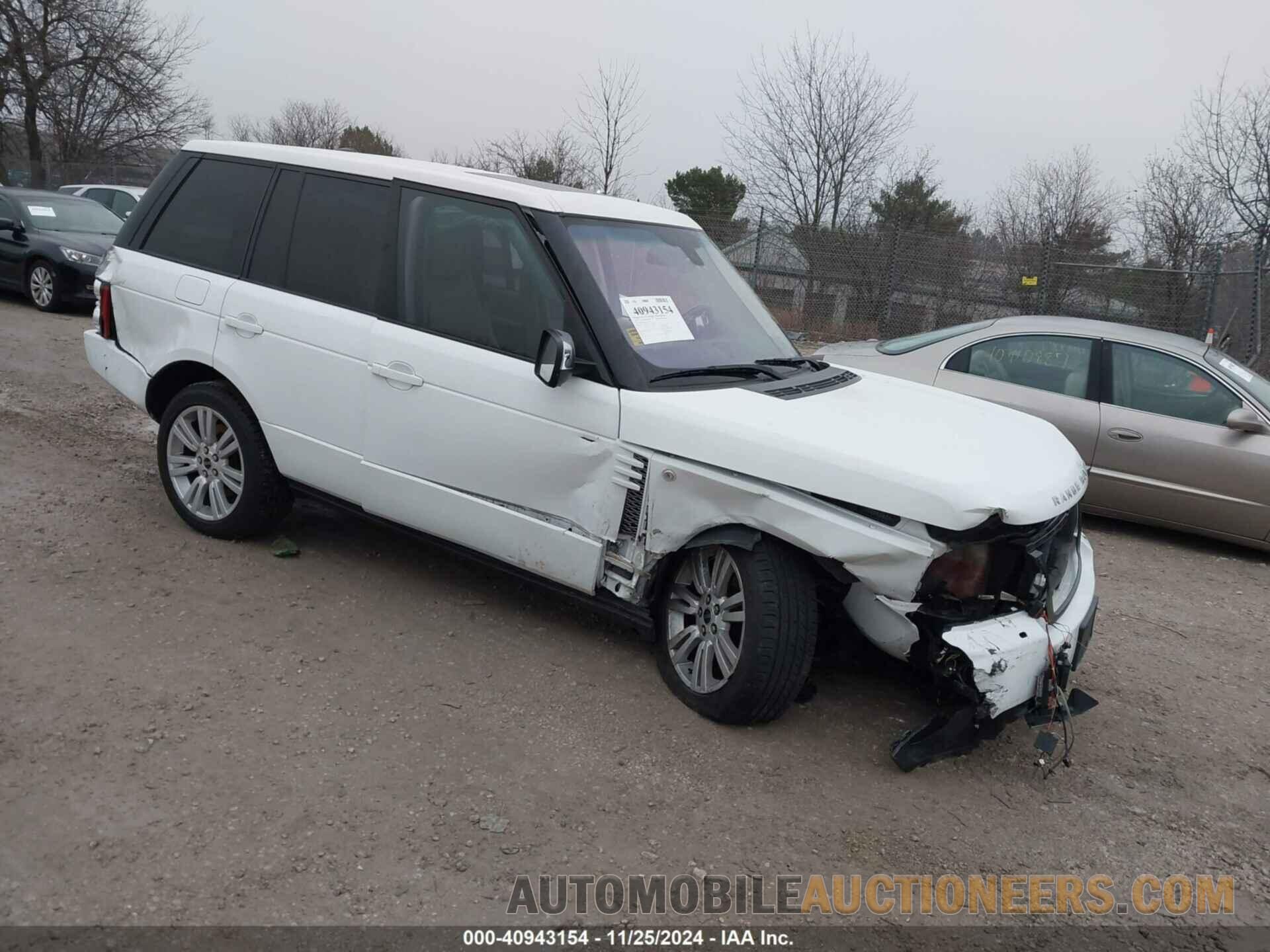 SALMF1D44CA379160 LAND ROVER RANGE ROVER 2012