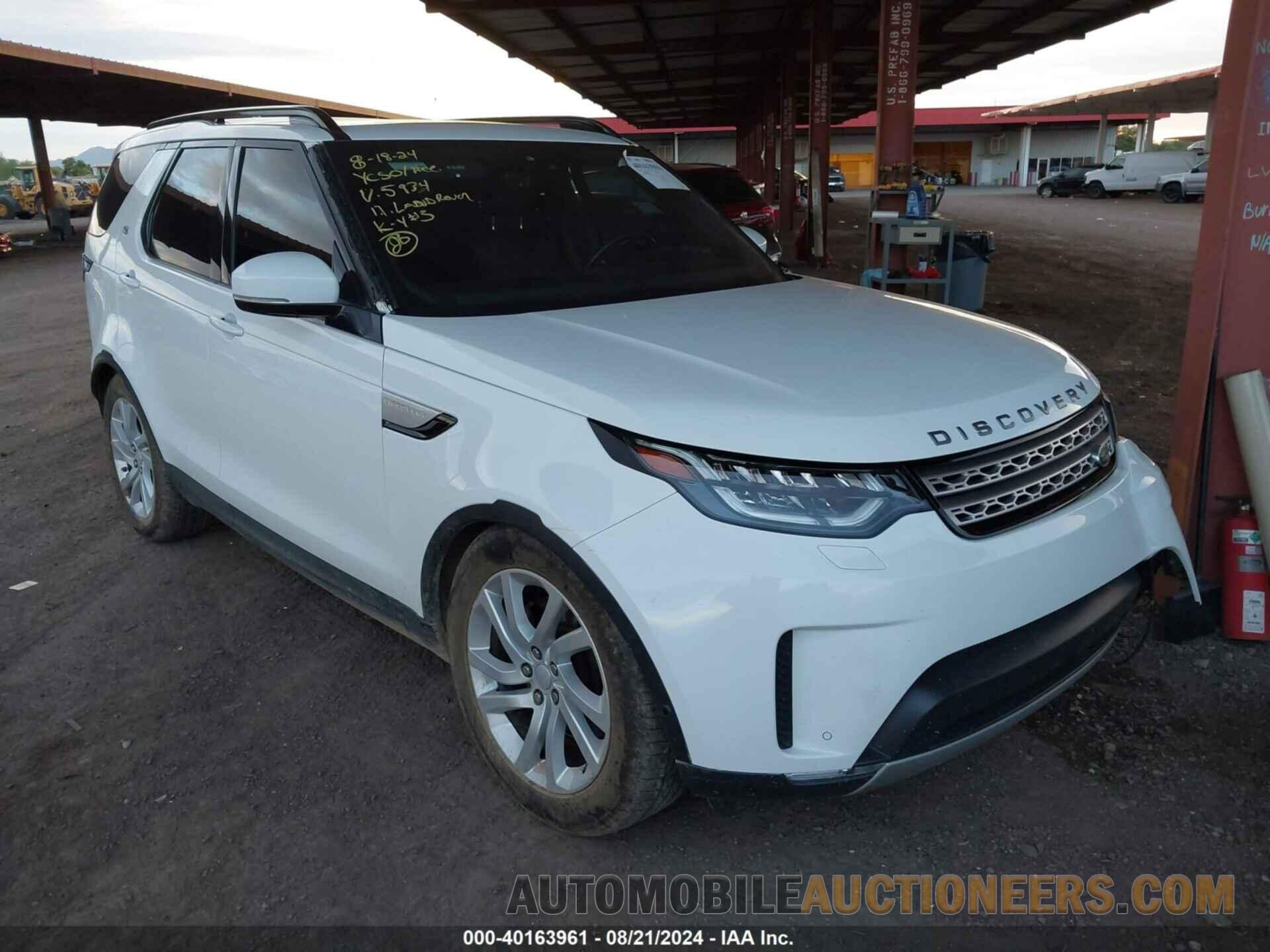 SALRRBBV0HA025934 LAND ROVER DISCOVERY 2017