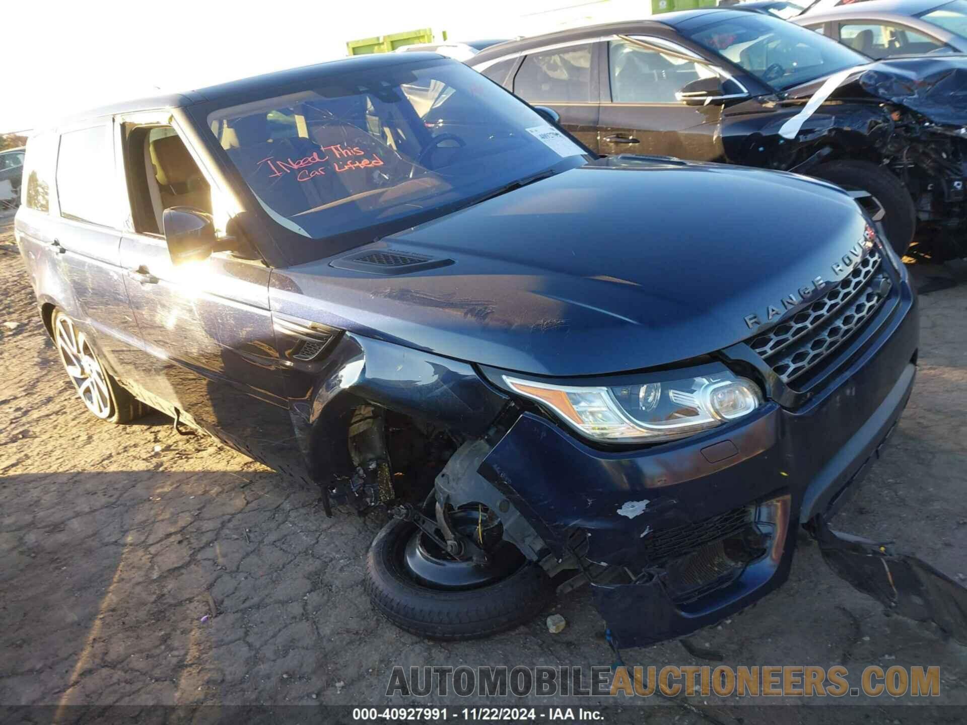 SALWG2FV8HA680636 LAND ROVER RANGE ROVER SPORT 2017