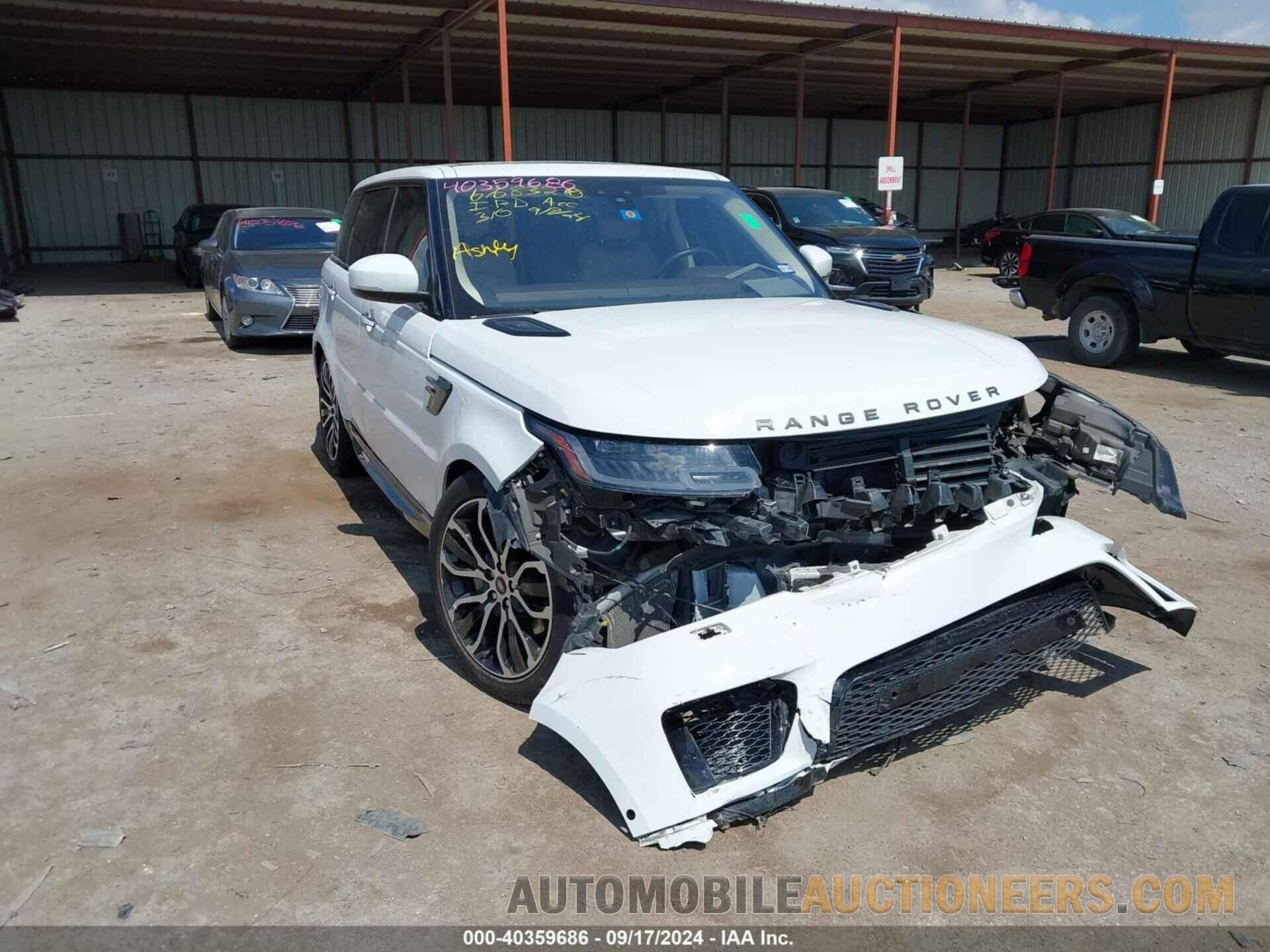 SALWR2SU0MA750258 LAND ROVER RANGE ROVER SPORT 2021