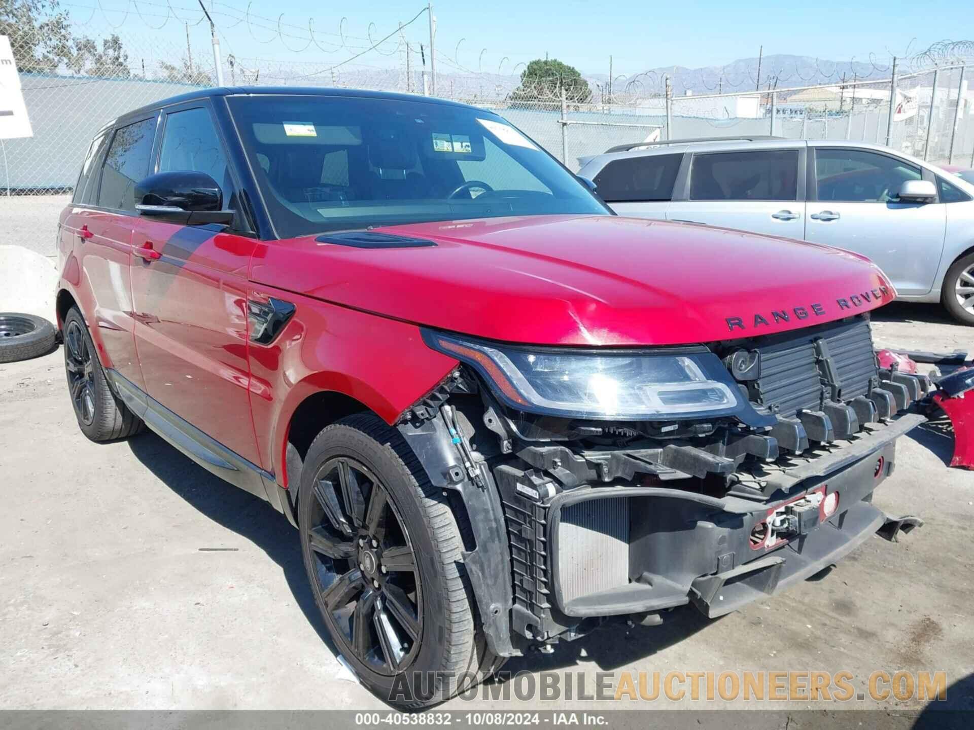 SALWR2SU0NA210653 LAND ROVER RANGE ROVER SPORT 2022