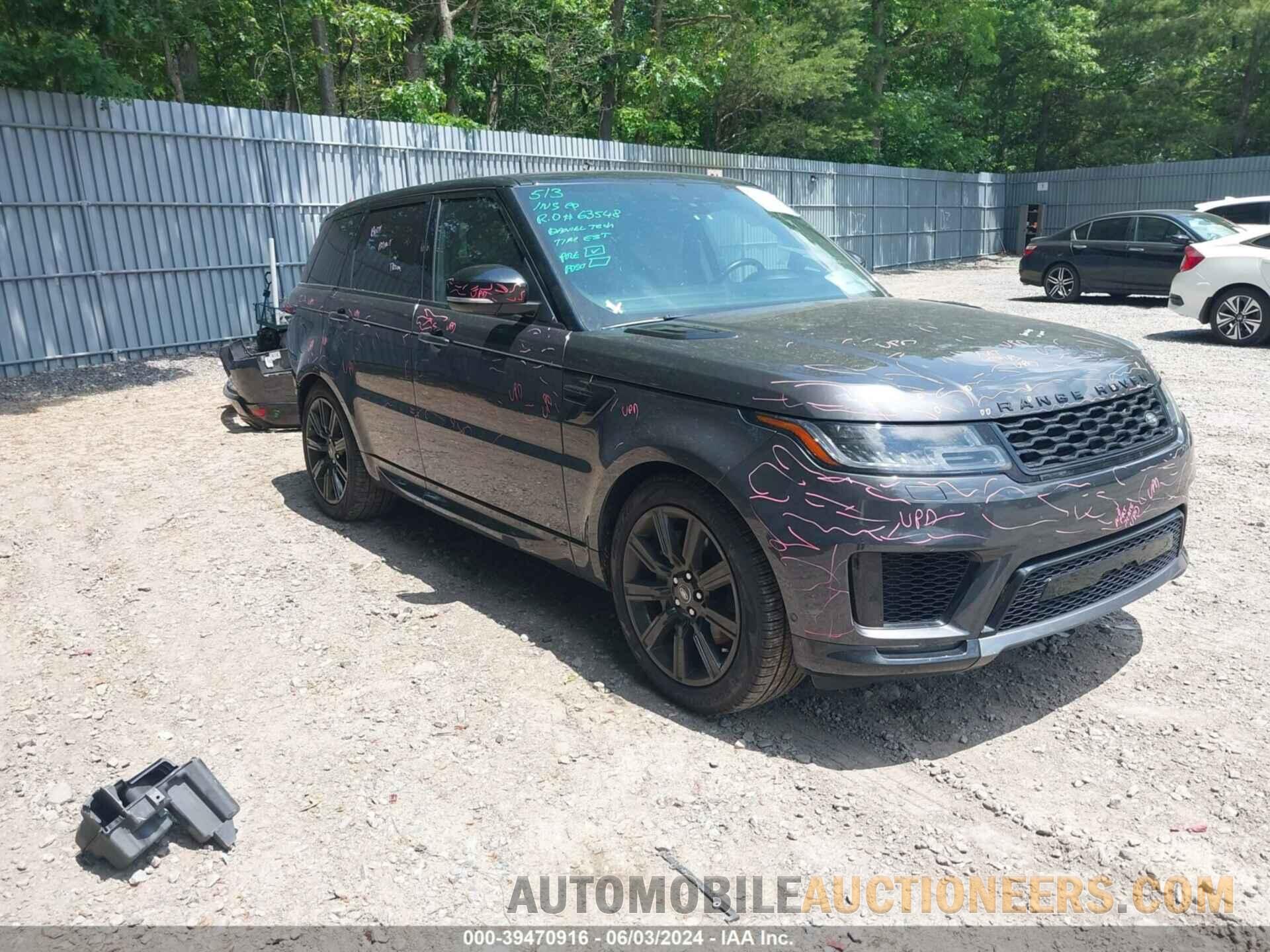 SALWR2SU4NA232588 LAND ROVER RANGE ROVER SPORT 2022