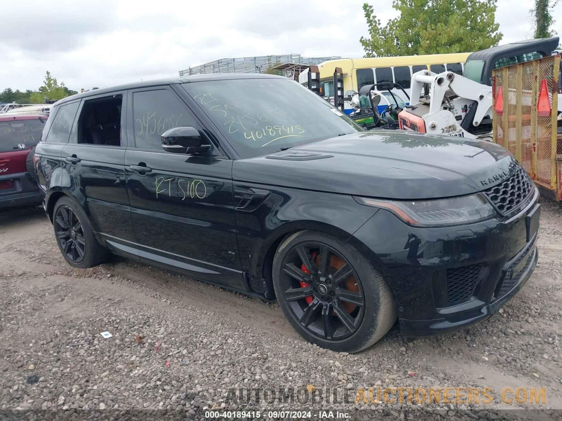 SALWV2SV6JA408720 LAND ROVER RANGE ROVER SPORT 2018