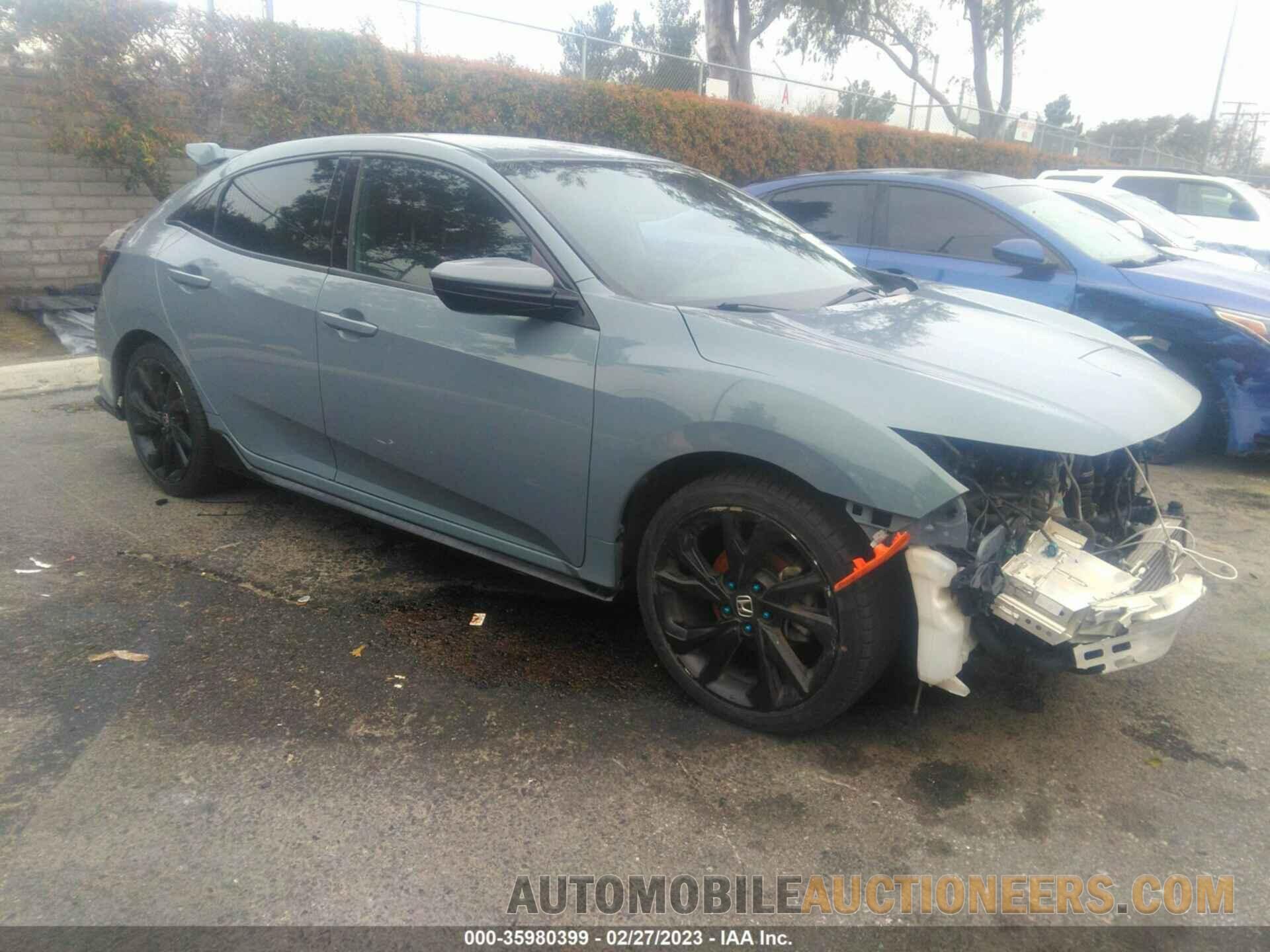 SHHFK7G43JU218327 HONDA CIVIC HATCHBACK 2018