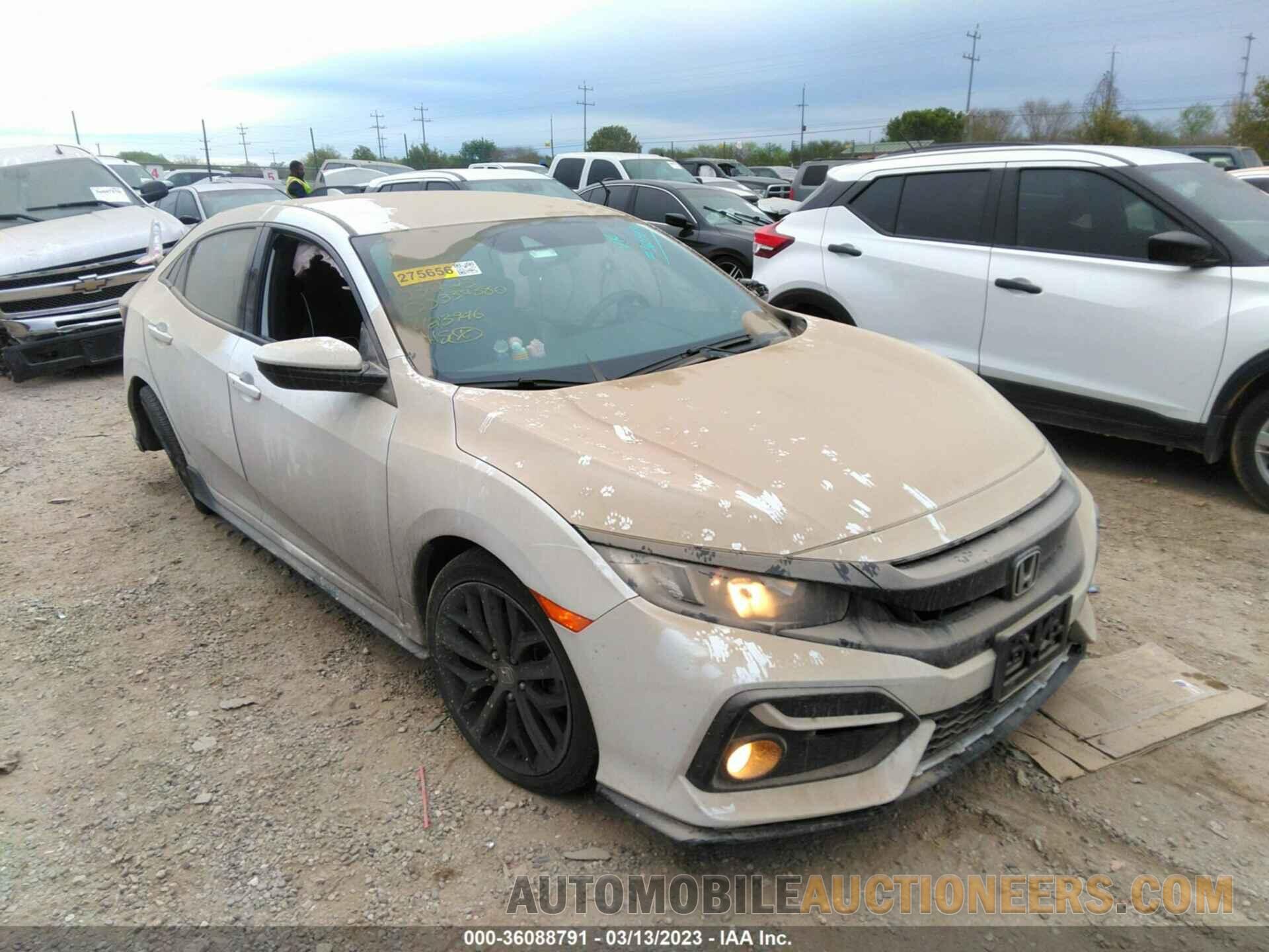 SHHFK7H40MU423946 HONDA CIVIC HATCHBACK 2021