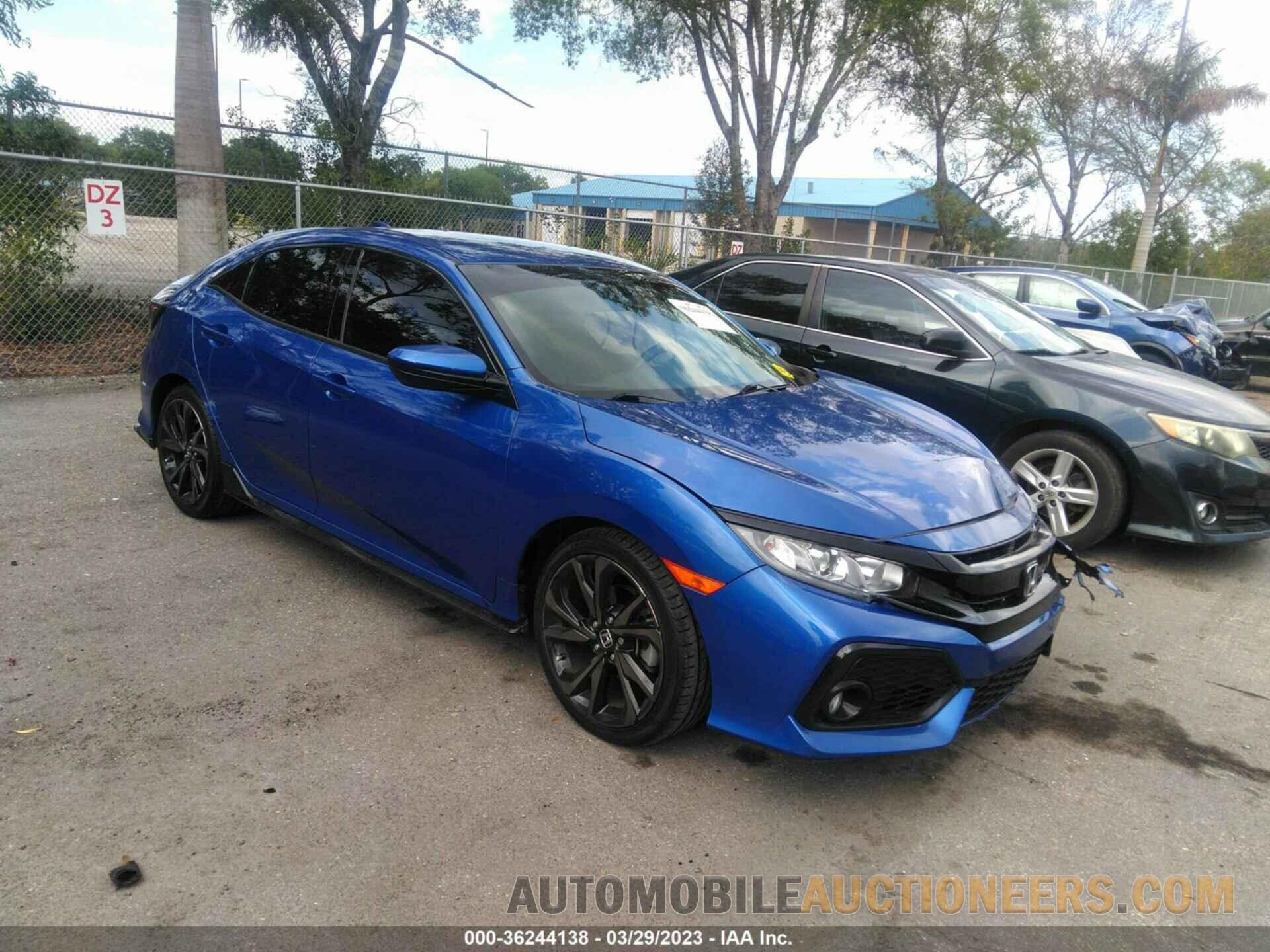 SHHFK7H41JU210189 HONDA CIVIC HATCHBACK 2018