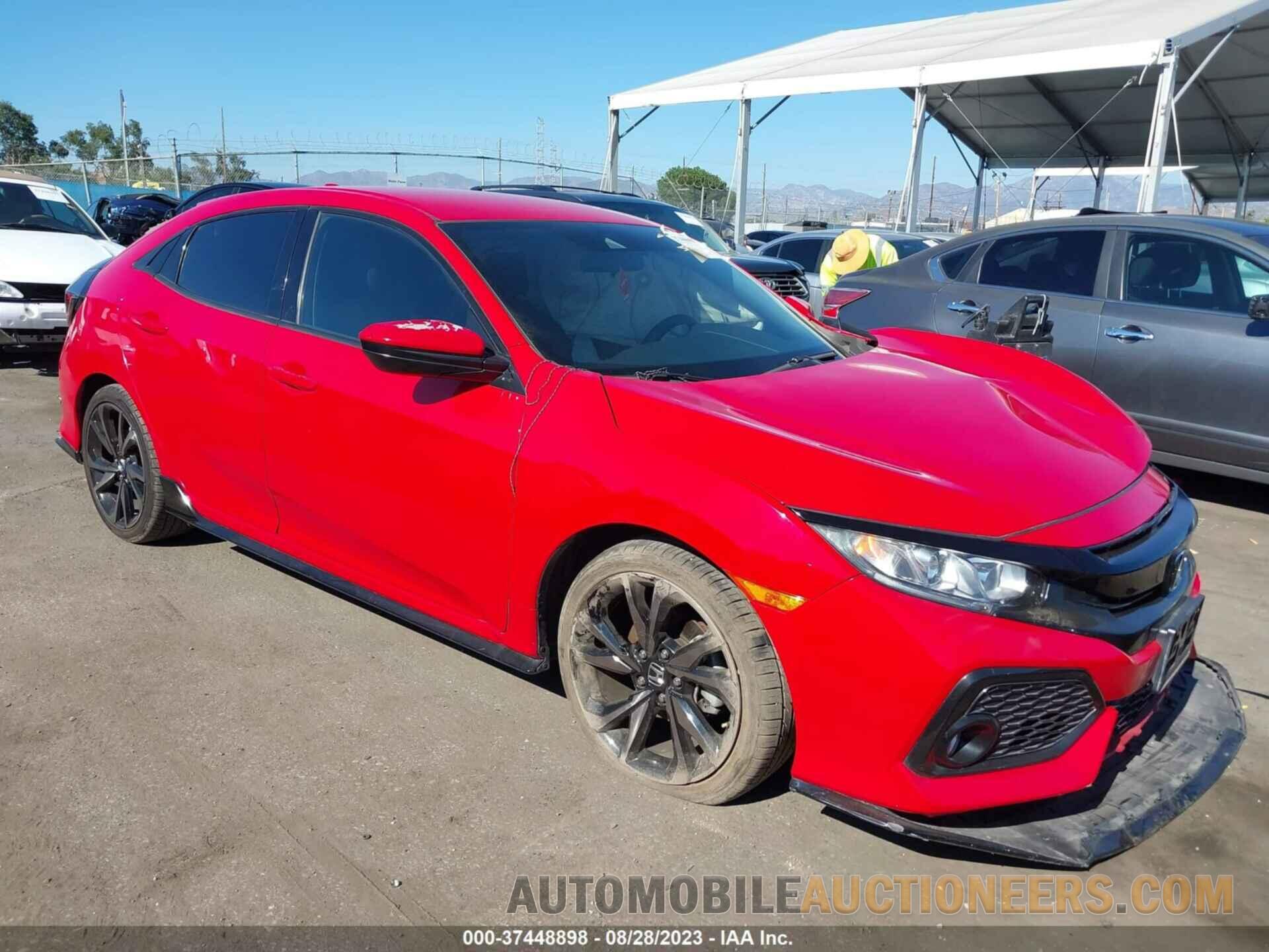 SHHFK7H43KU412405 HONDA CIVIC HATCHBACK 2019