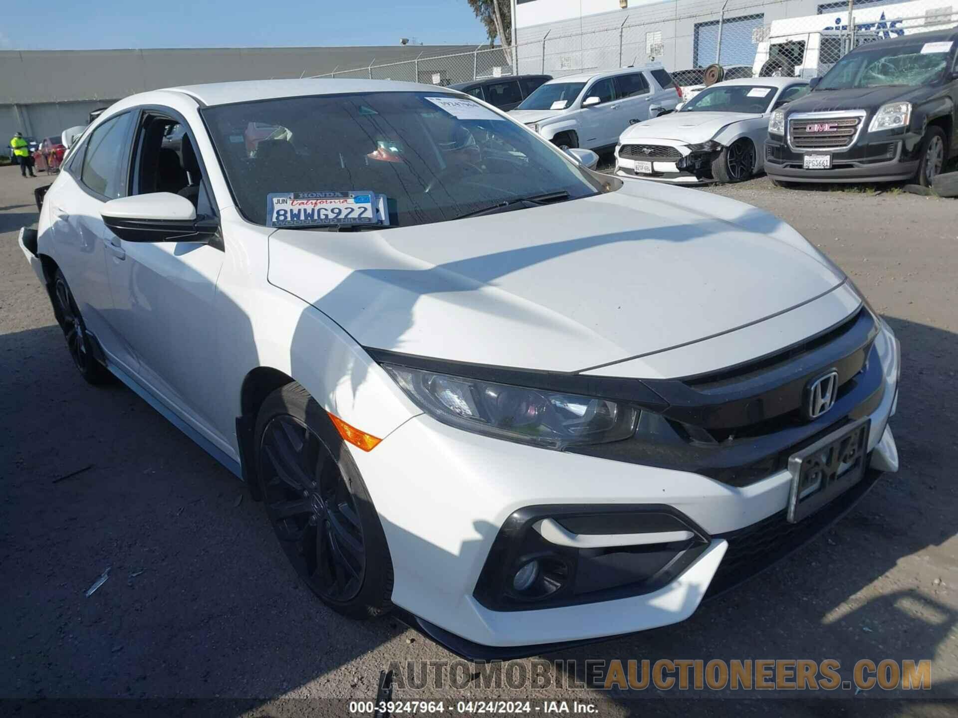 SHHFK7H43MU414593 HONDA CIVIC 2021