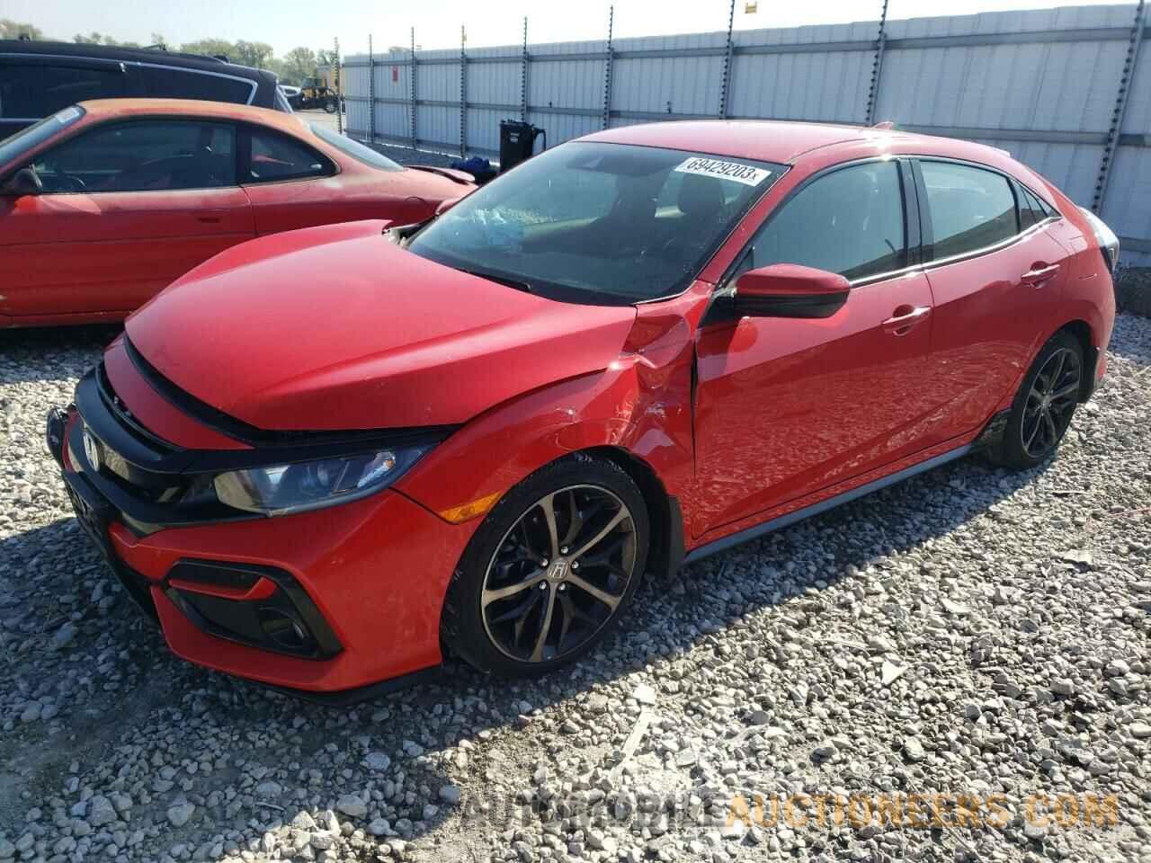 SHHFK7H45MU206540 HONDA CIVIC 2021