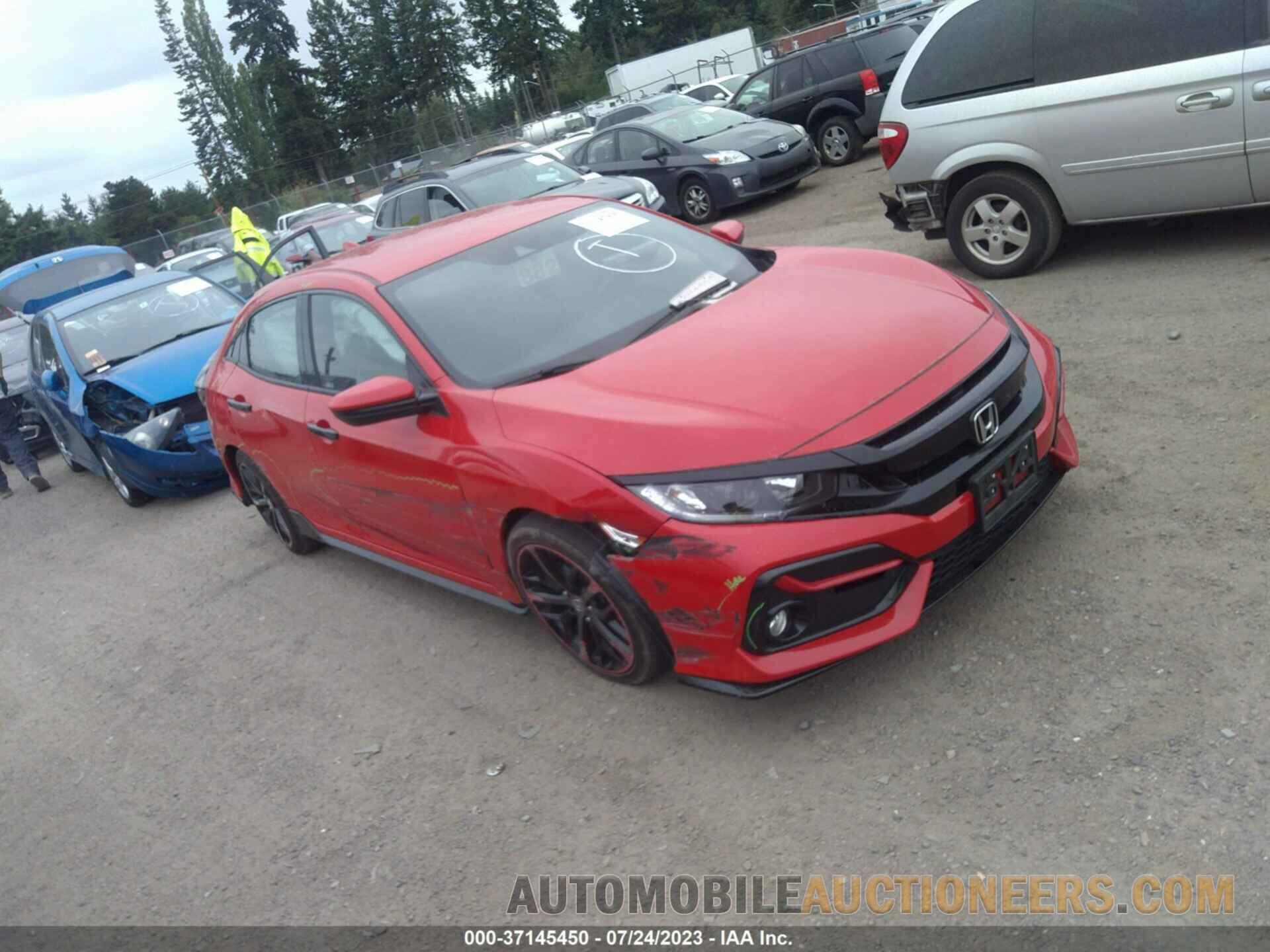 SHHFK7H45MU400422 HONDA CIVIC HATCHBACK 2021