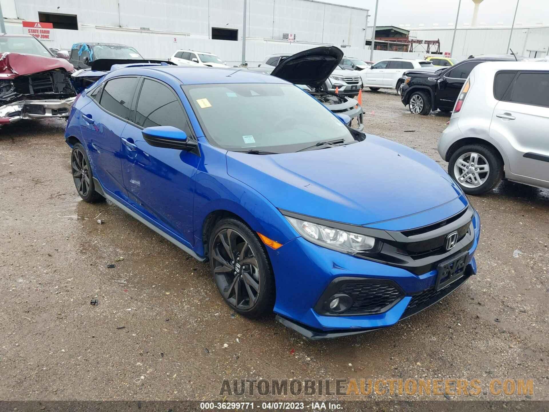 SHHFK7H47KU220212 HONDA CIVIC HATCHBACK 2019