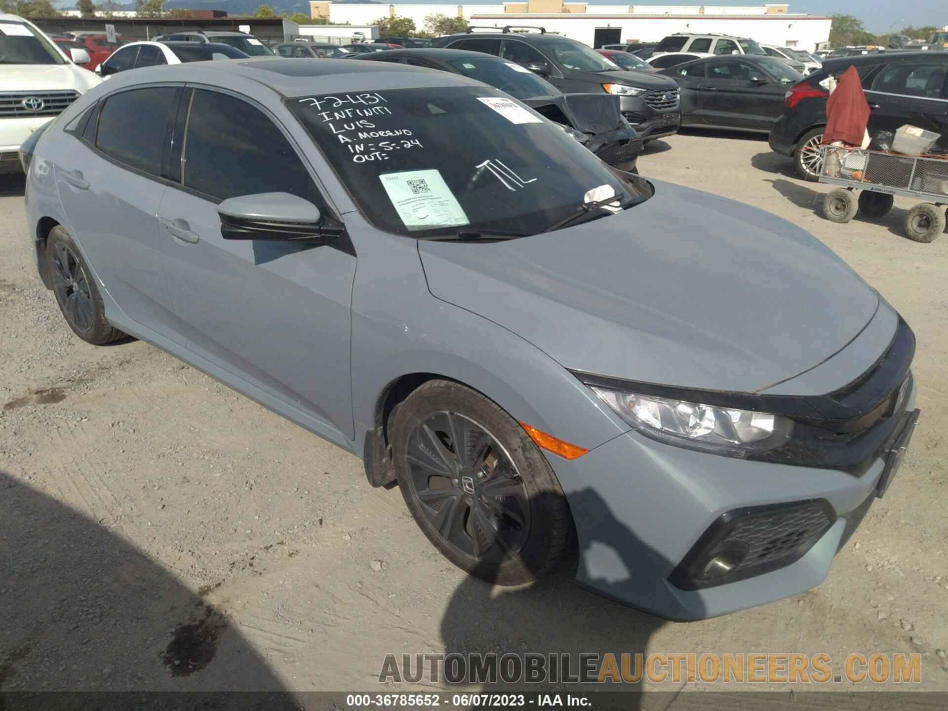 SHHFK7H63KU413359 HONDA CIVIC HATCHBACK 2019