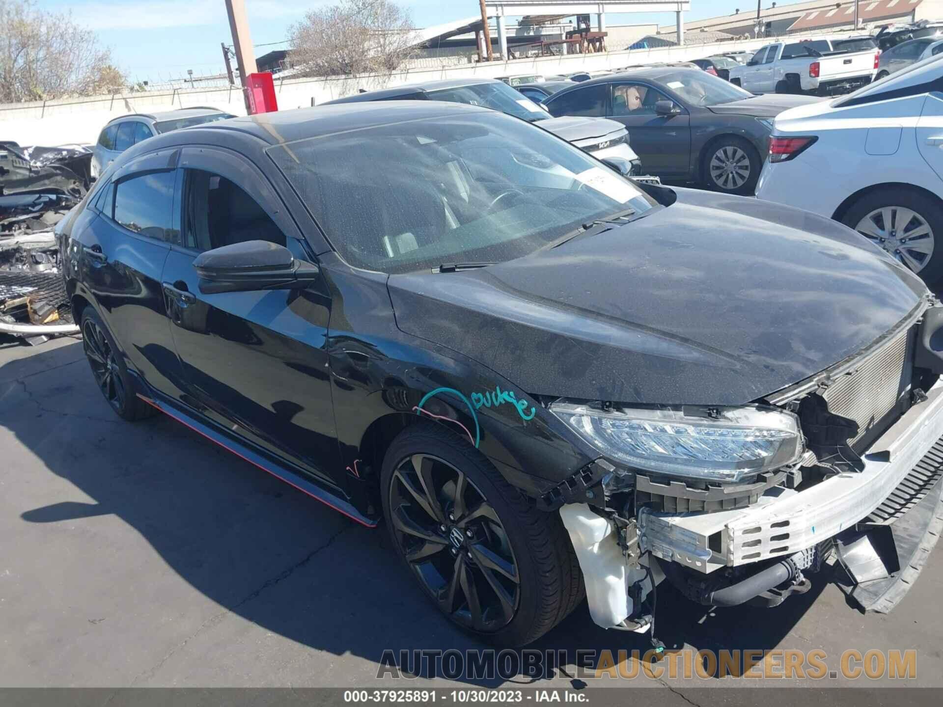 SHHFK7H93JU411264 HONDA CIVIC HATCHBACK 2018