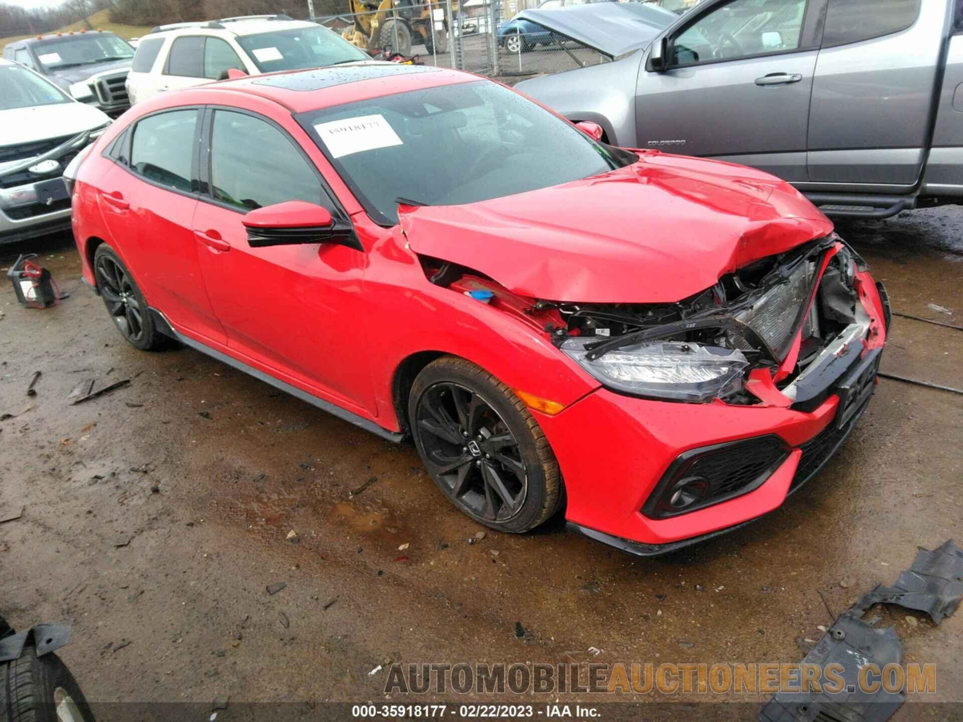 SHHFK7H98JU415021 HONDA CIVIC HATCHBACK 2018