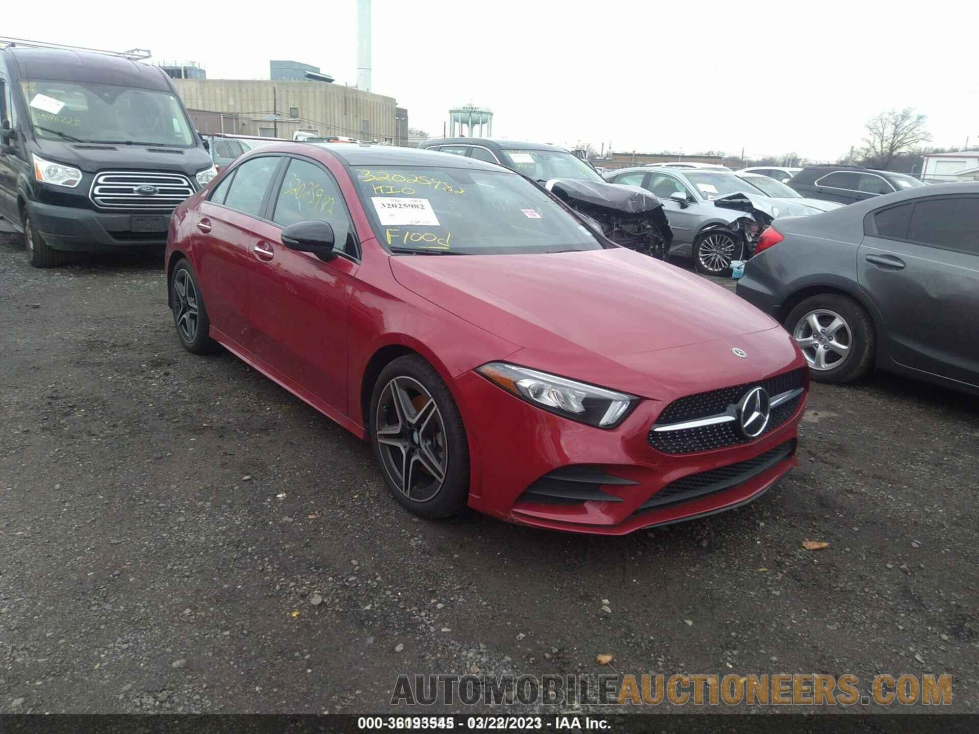 W1K3G4FB7MJ273077 MERCEDES-BENZ A-CLASS 2021