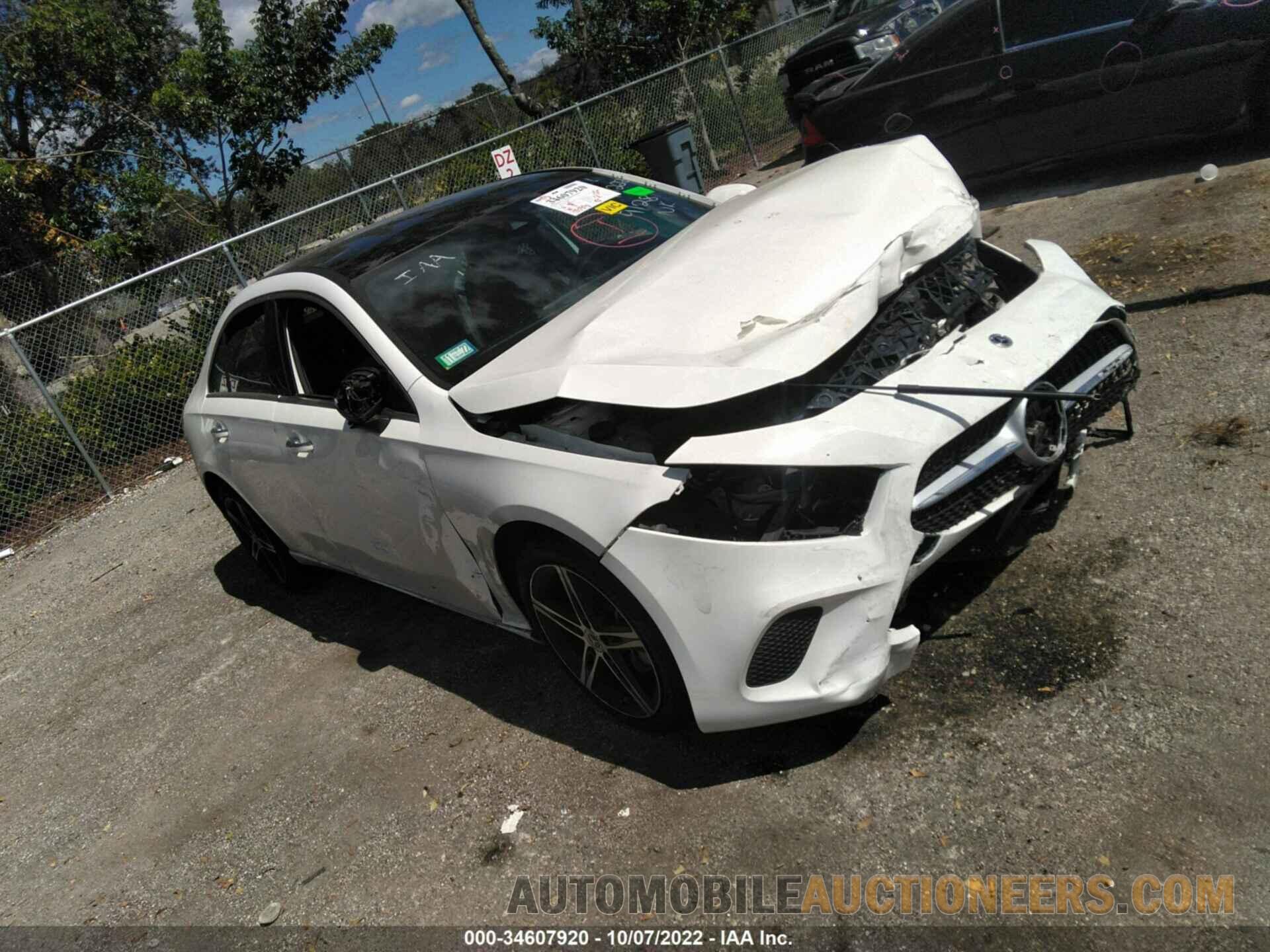 W1K3G4FB7MJ305347 MERCEDES-BENZ A-CLASS 2021