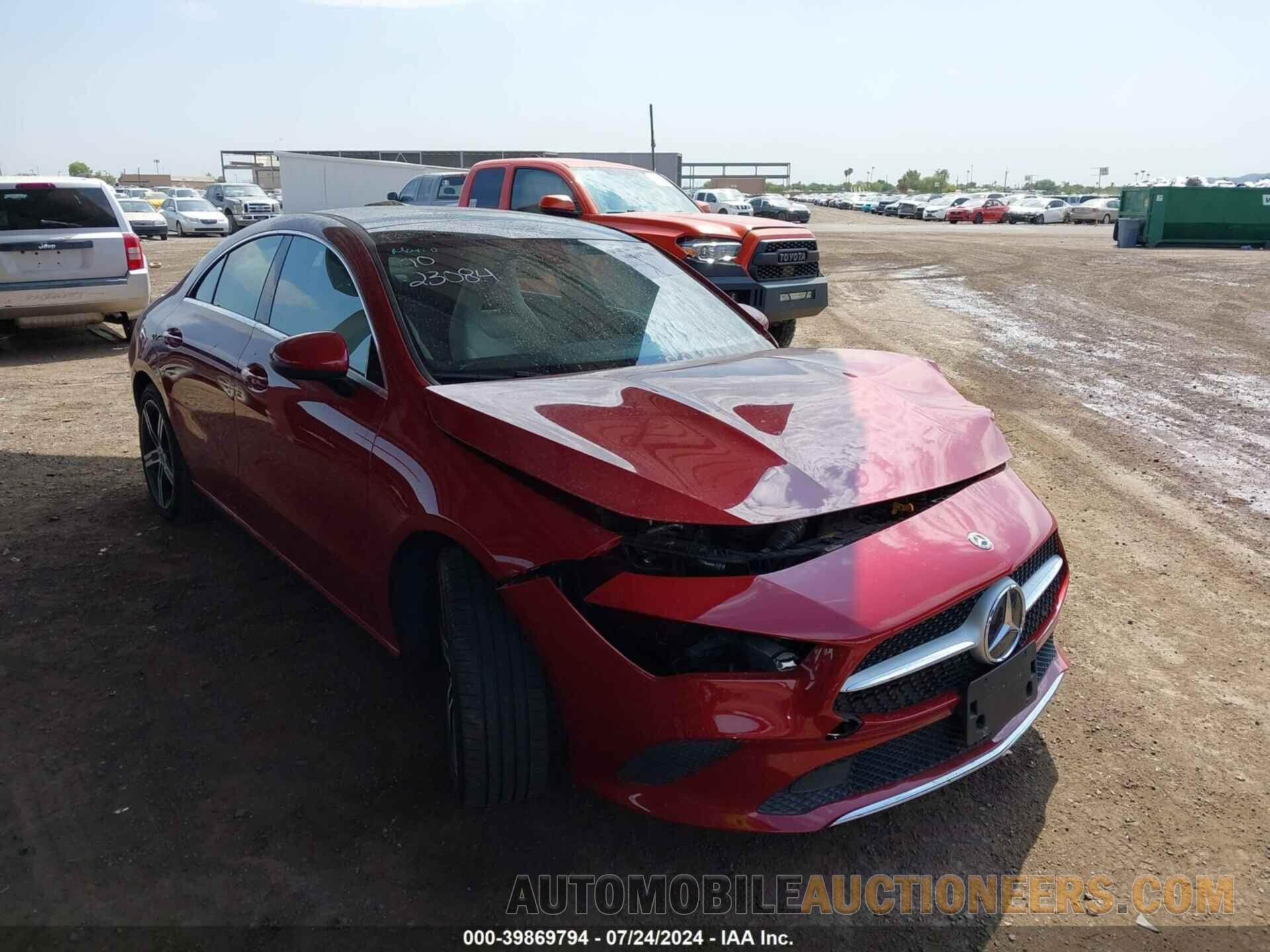 W1K5J4GB5LN101856 MERCEDES-BENZ CLA 250 2020