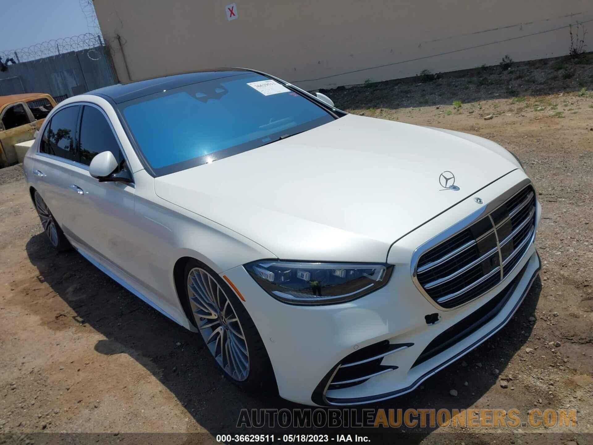 W1K6G7GB5NA125590 MERCEDES-BENZ S 580 2022