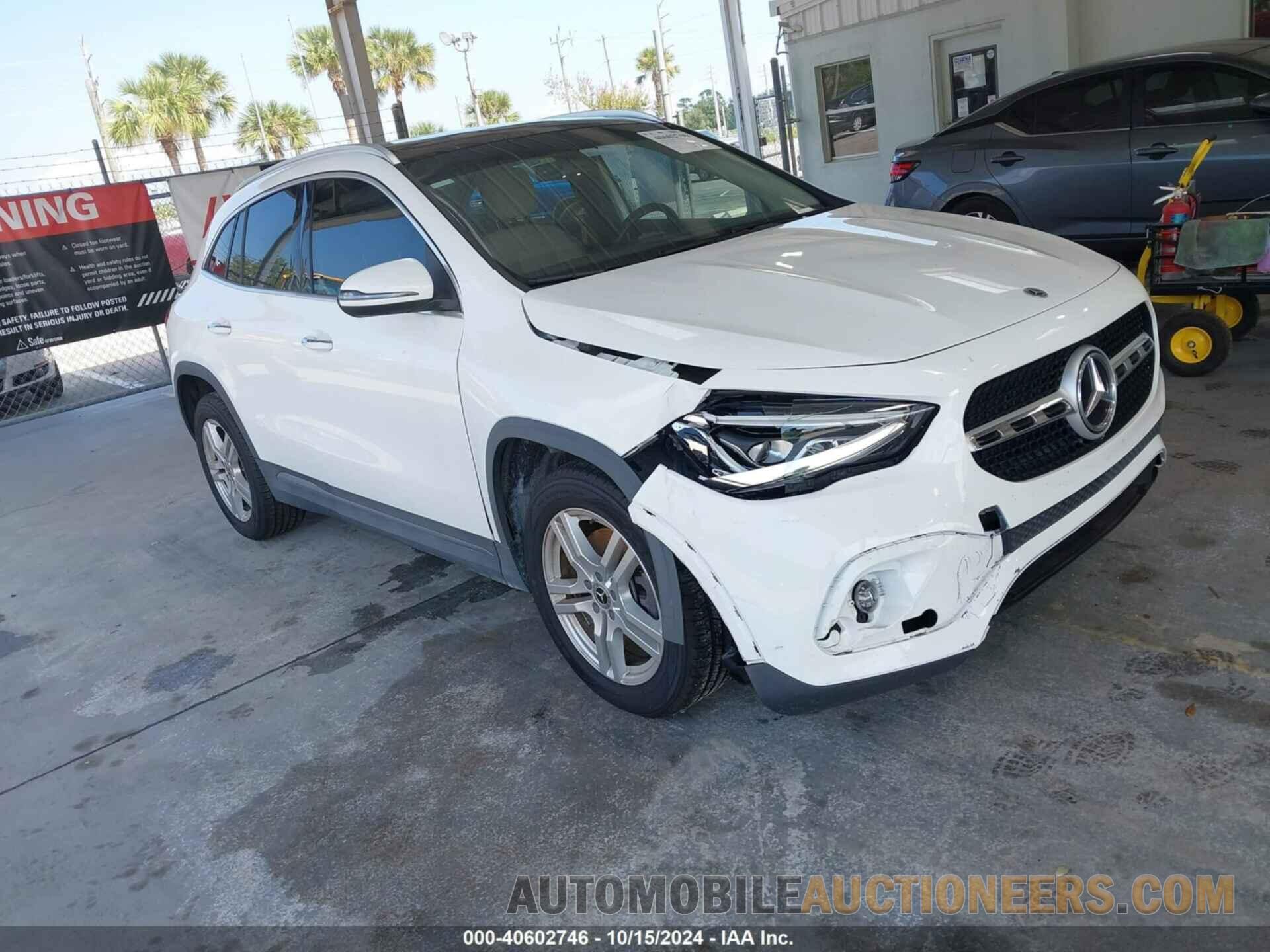 W1N4N4GB0MJ234892 MERCEDES-BENZ GLA 250 2021