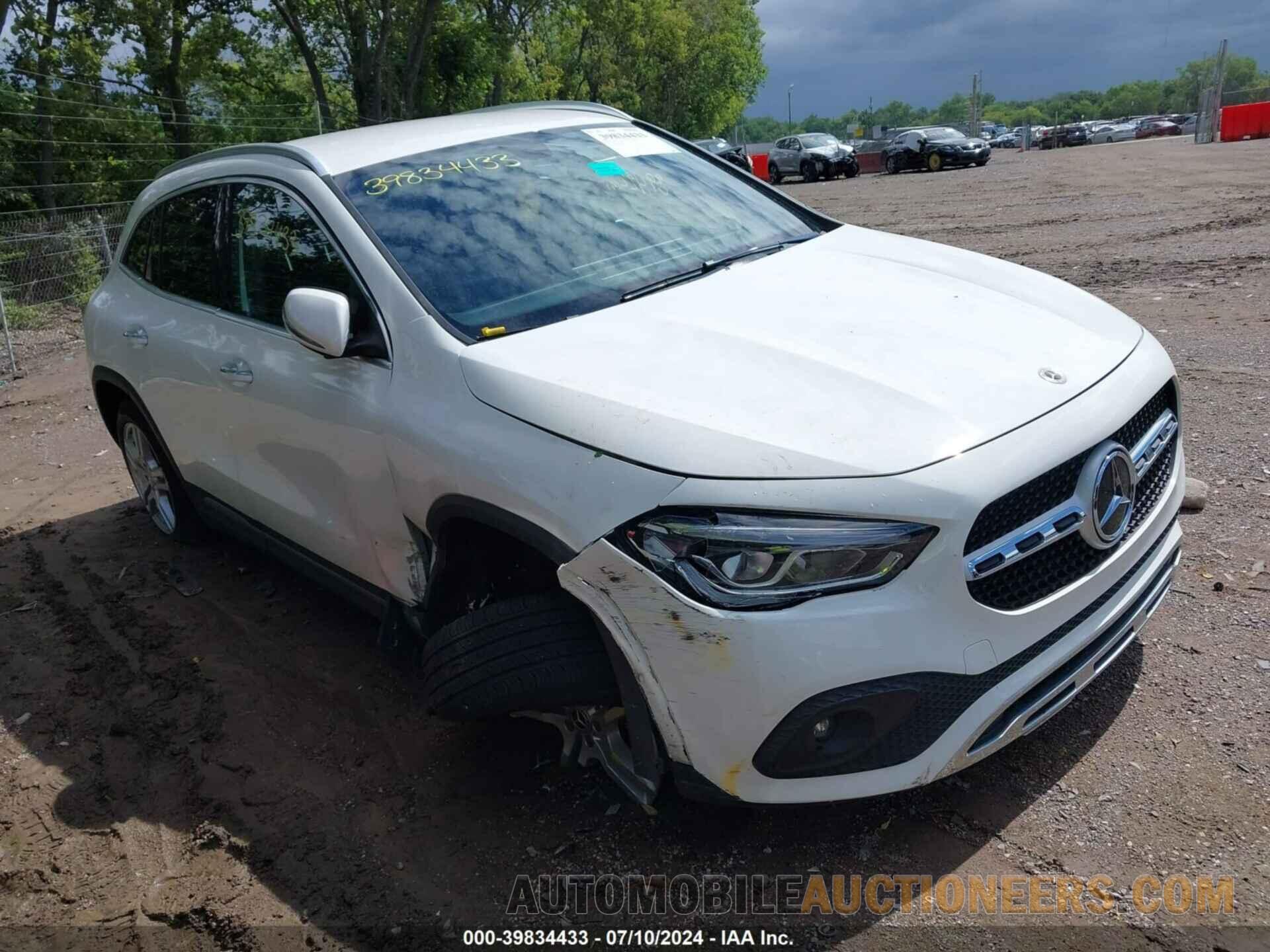 W1N4N4HB2MJ202587 MERCEDES-BENZ GLA 250 2021