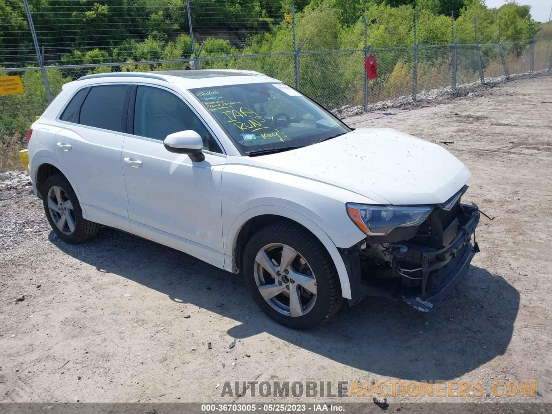 WA1AECF34L1031821 AUDI Q3 2020