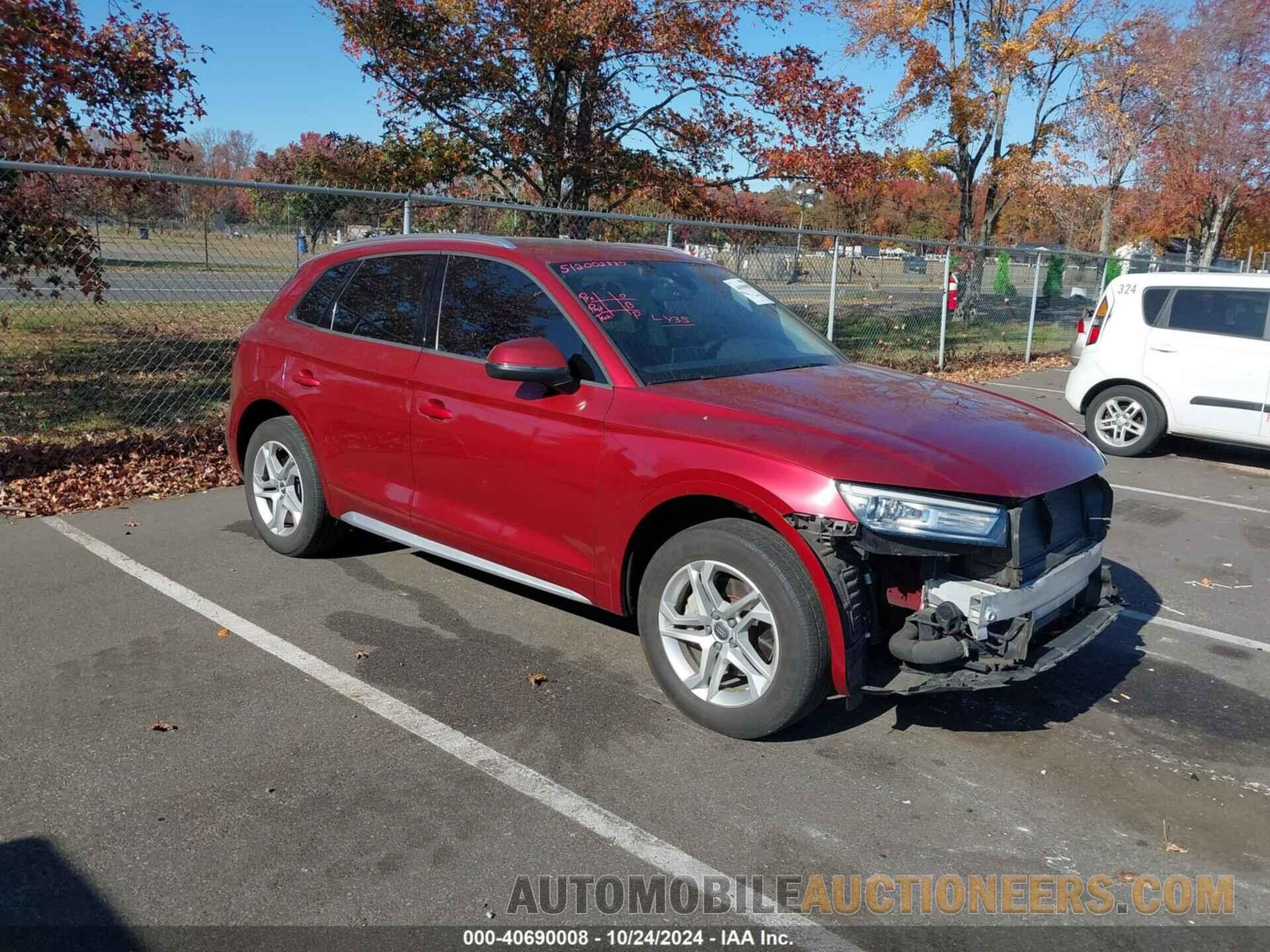 WA1ANAFY1J2114744 AUDI Q5 2018