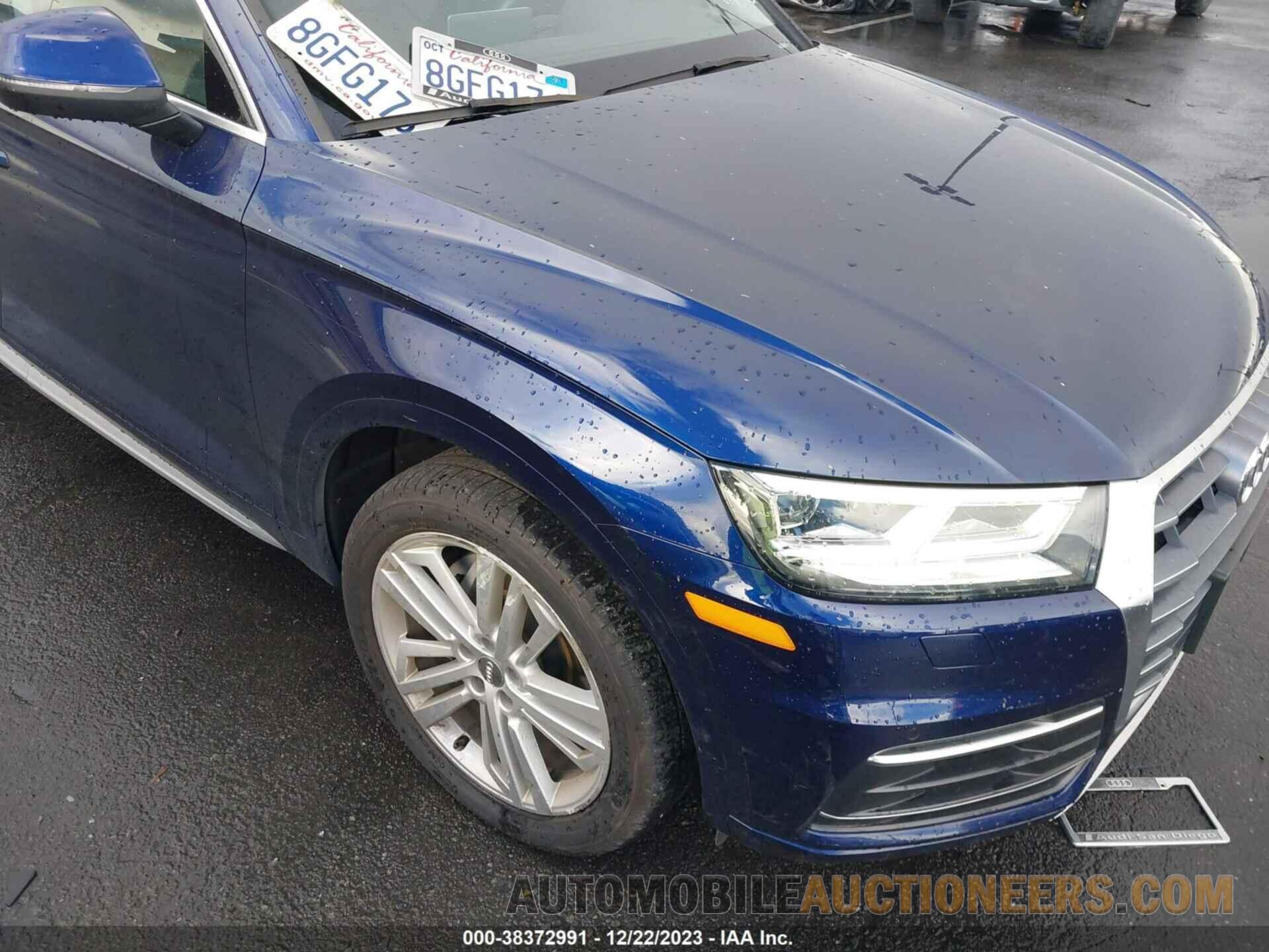 WA1BNAFY2J2223217 AUDI Q5 2018