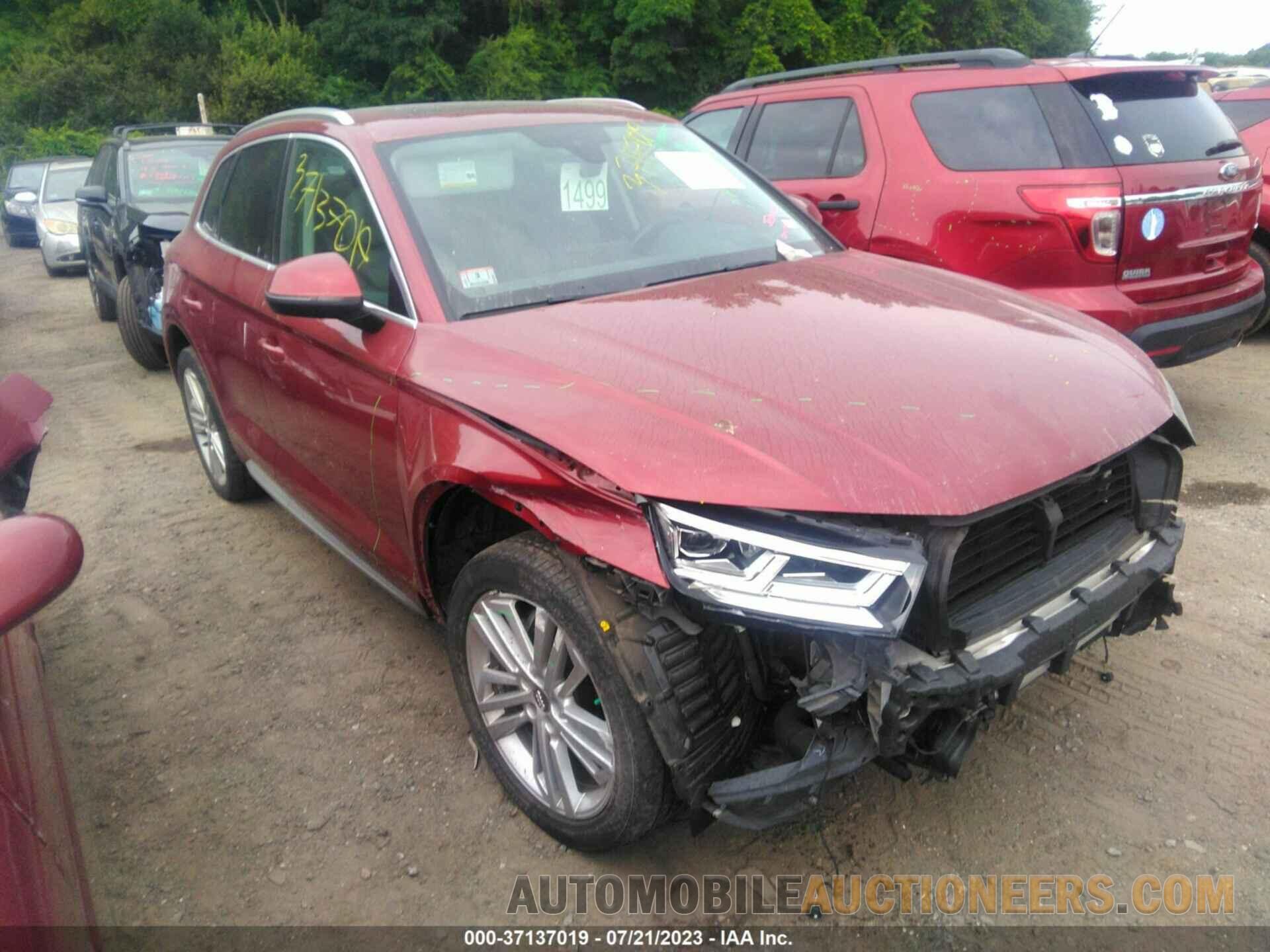 WA1CNAFY3K2083460 AUDI Q5 2019