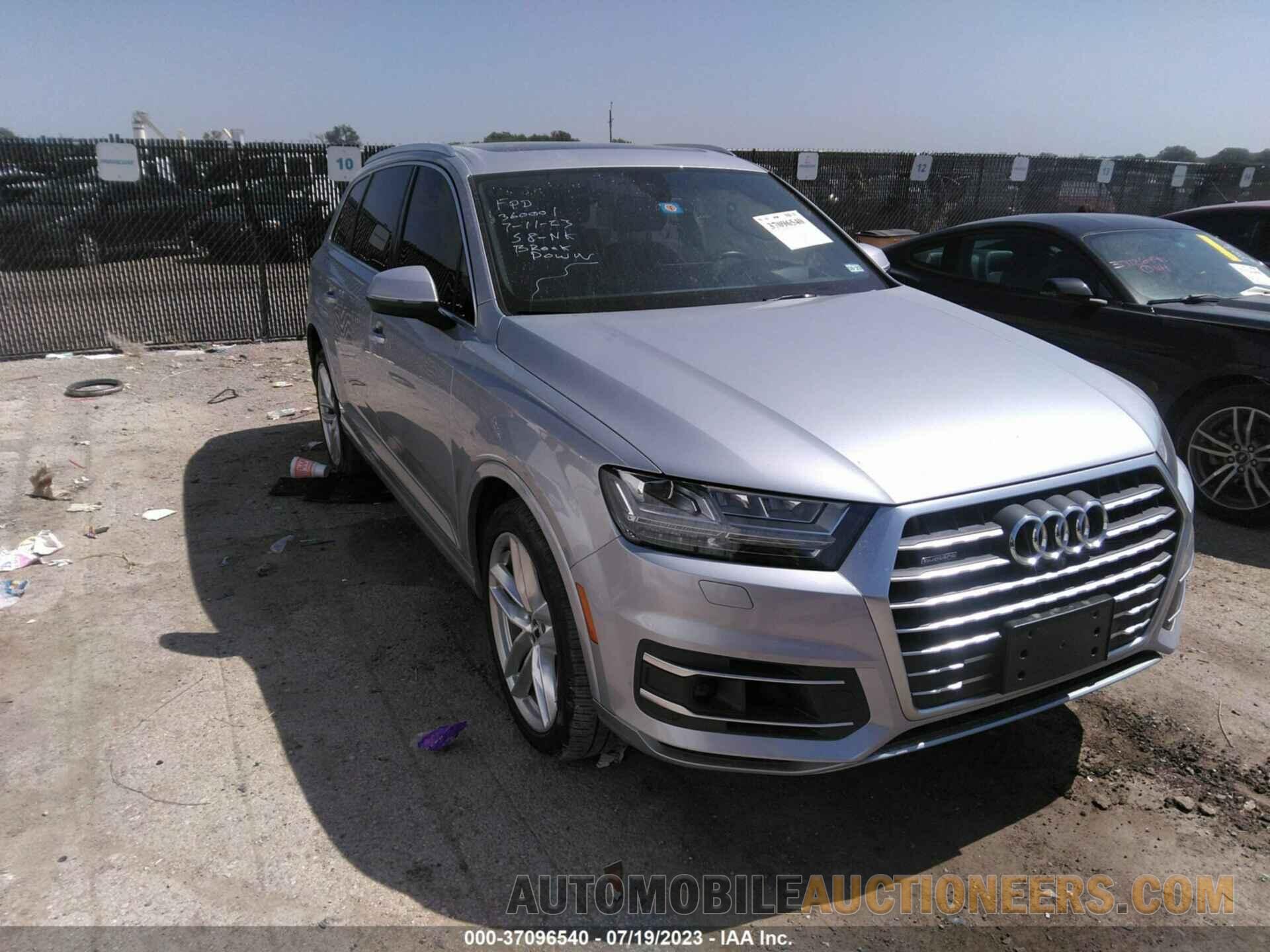 WA1VAAF75JD043475 AUDI Q7 2018