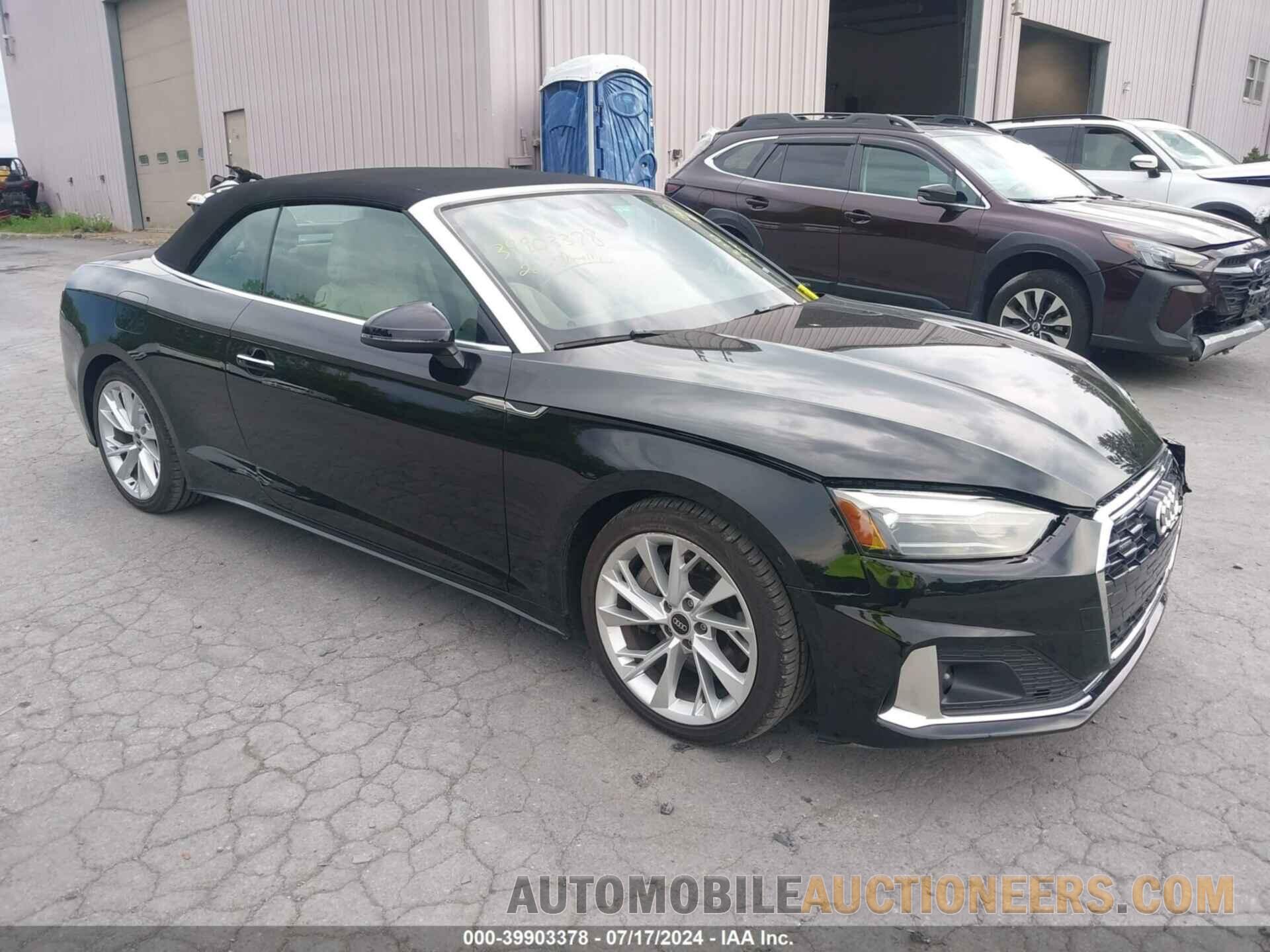 WAU2AGF50NN007586 AUDI A5 CABRIOLET 2022