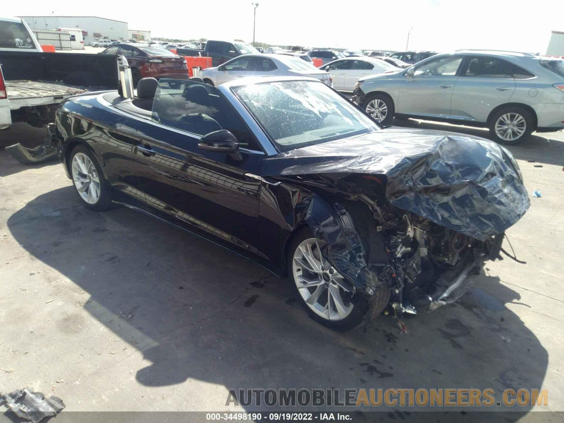 WAU2AGF52NN004611 AUDI A5 CABRIOLET 2022