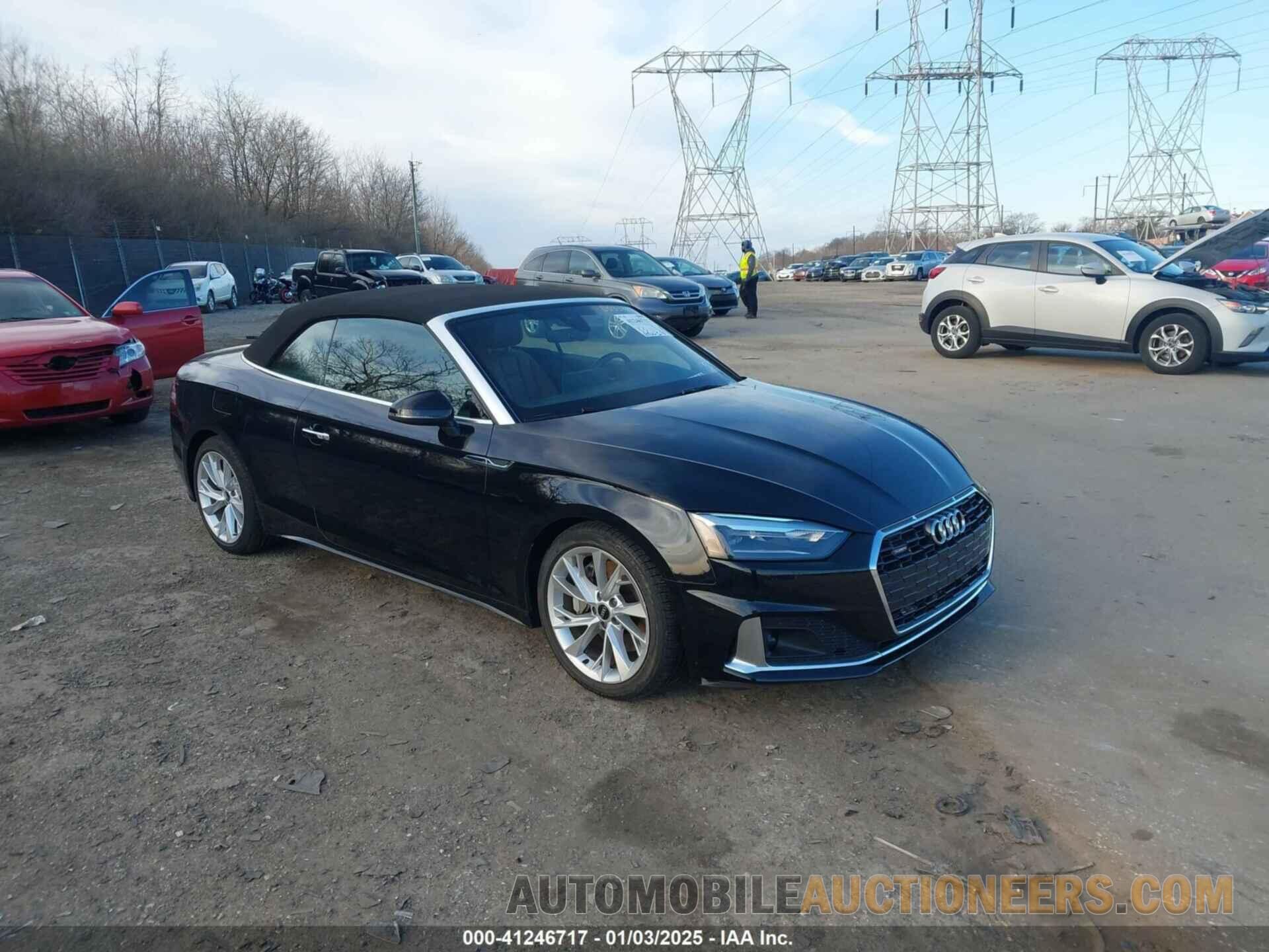 WAU2AGF55NN003338 AUDI A5 CABRIOLET 2022