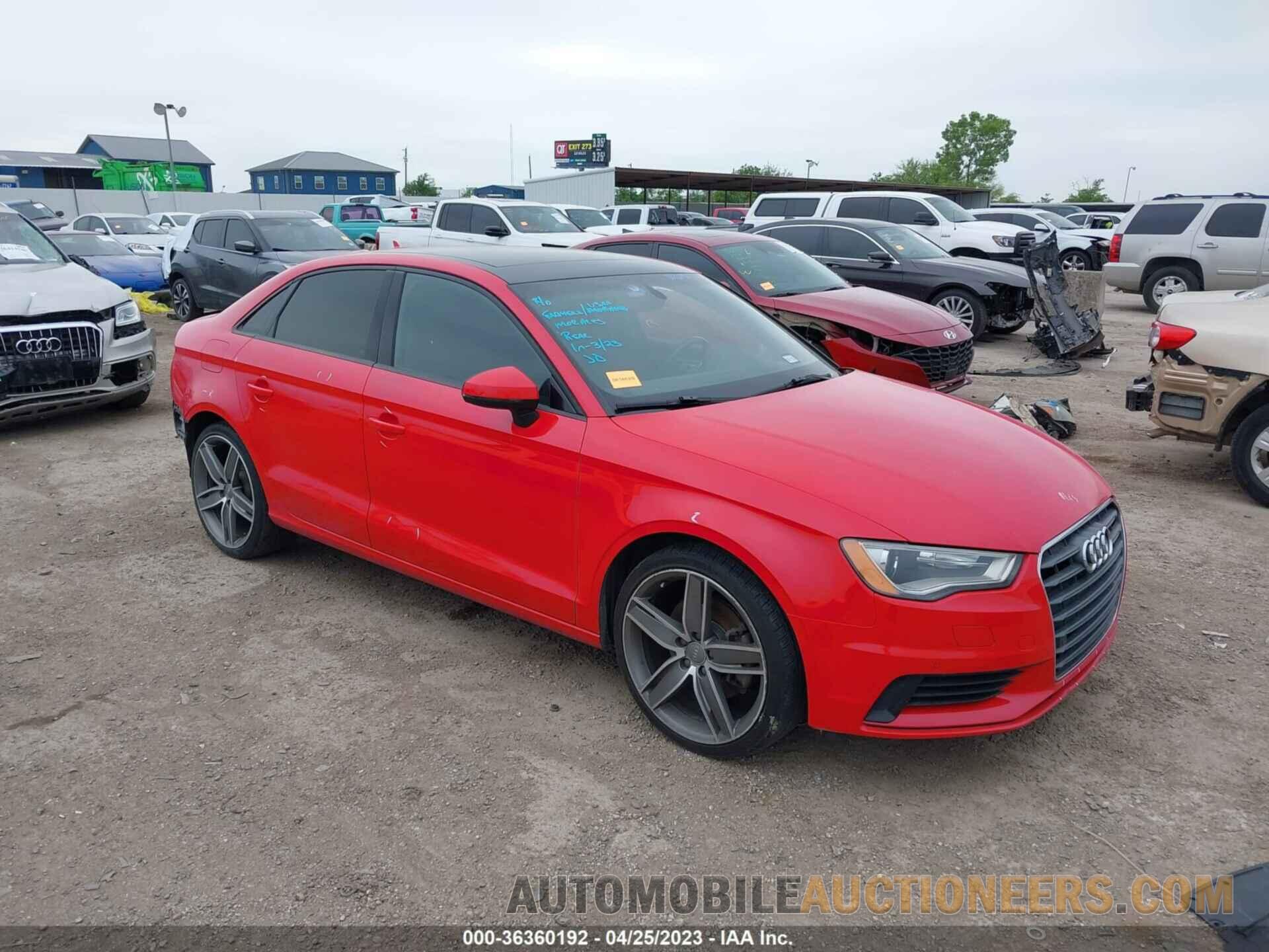 WAUA7GFF3G1047755 AUDI A3 2016