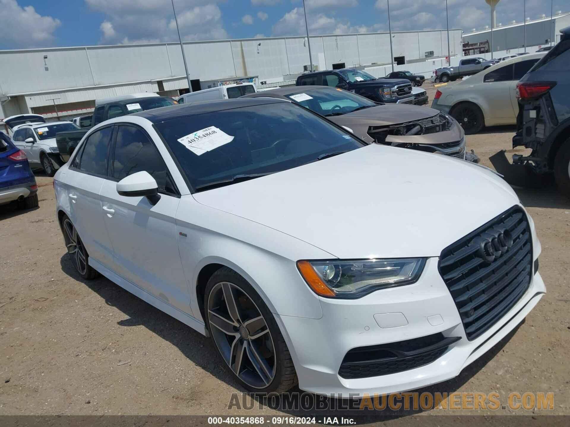 WAUA7GFF3G1070162 AUDI A3 2016